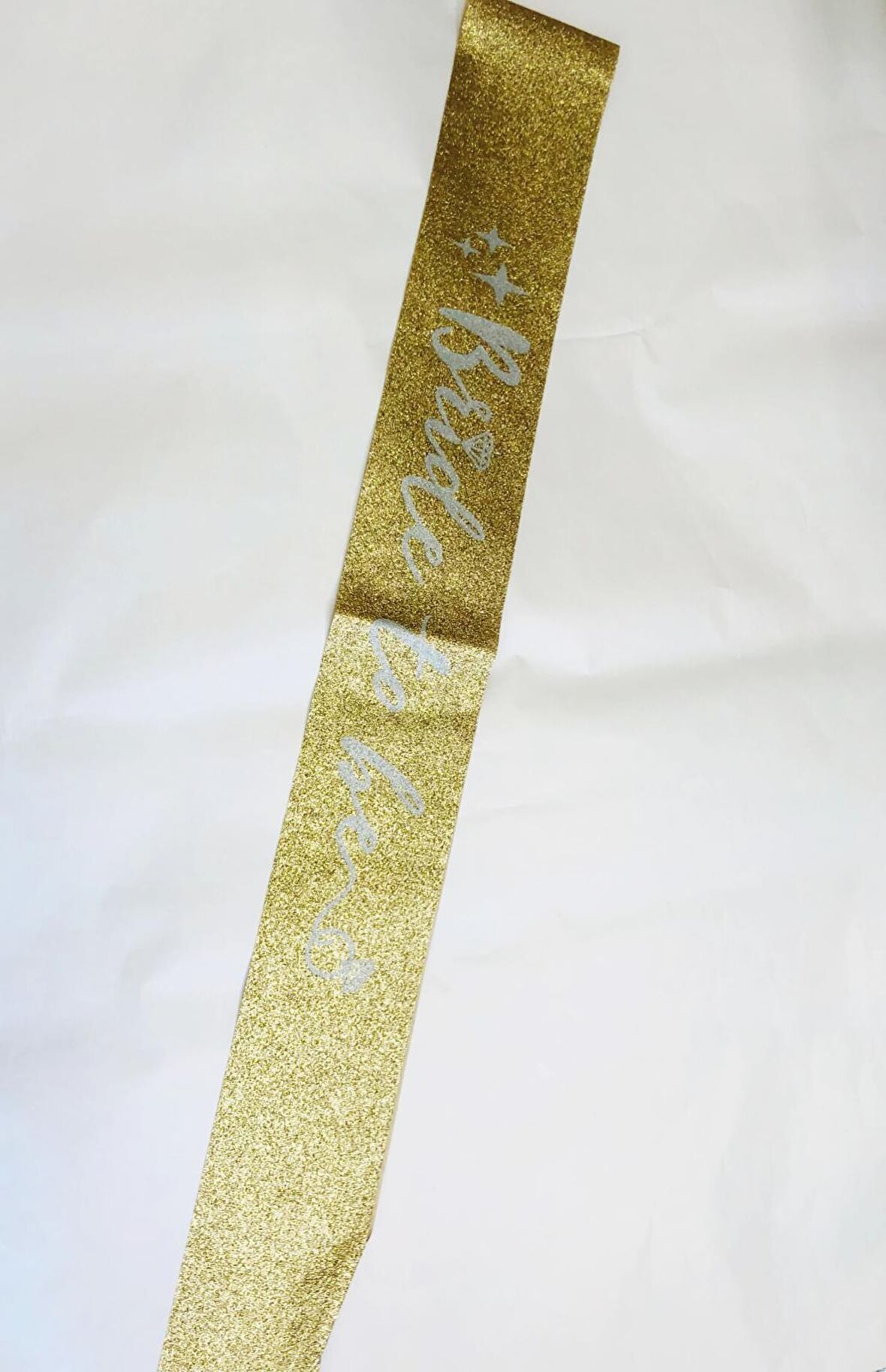 BRİDE TO BE KUŞAK GOLD 150 CM