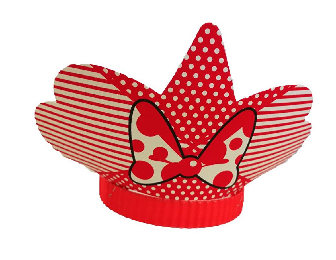 TAÇ FOSFORLU TURUNCU MİNNİE 12'Lİ