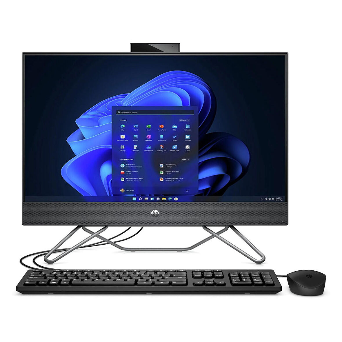 HP Pro 240 G9 Intel Core i5-1235U 8 GB Ram 512 GB SSD Iris Xe Graphics 23.8" Full HD All in One PC