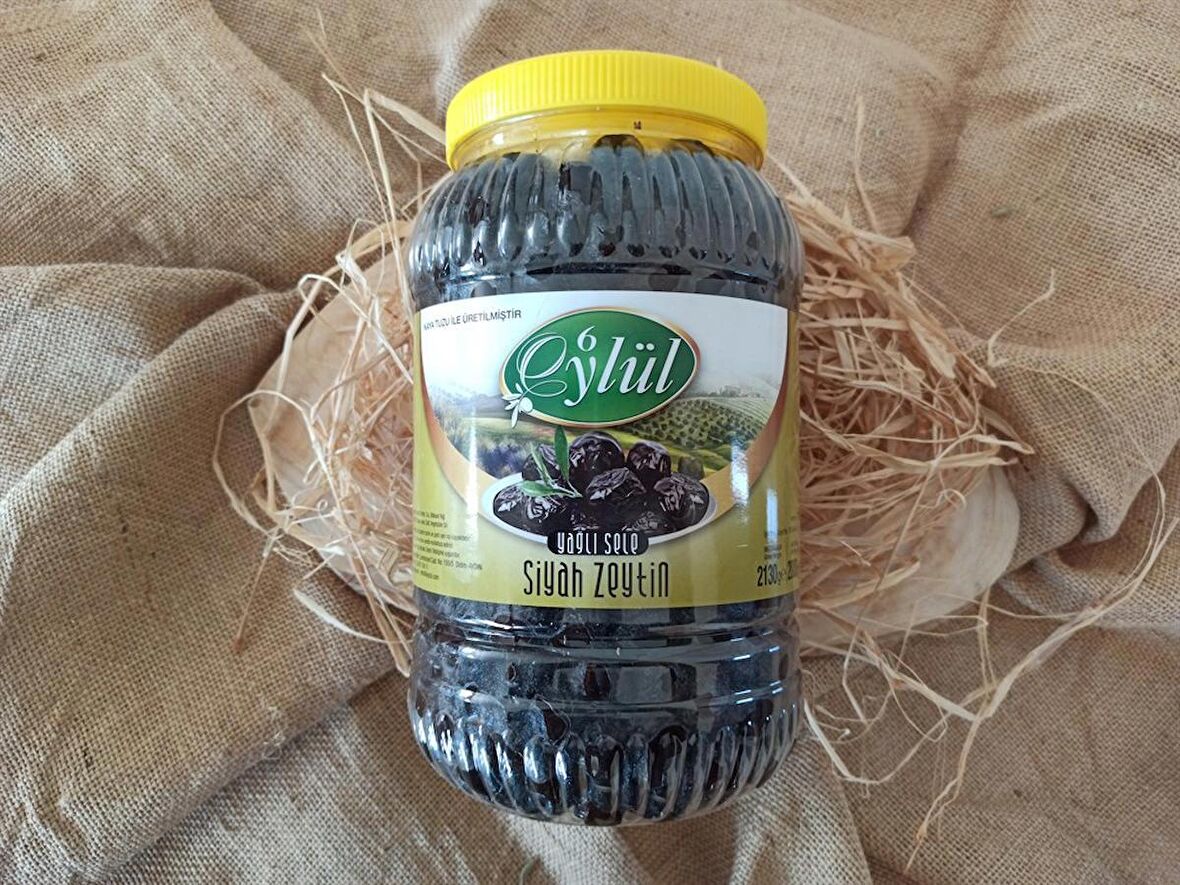 Yağlı Siyah Sele Zeytin-2000gr