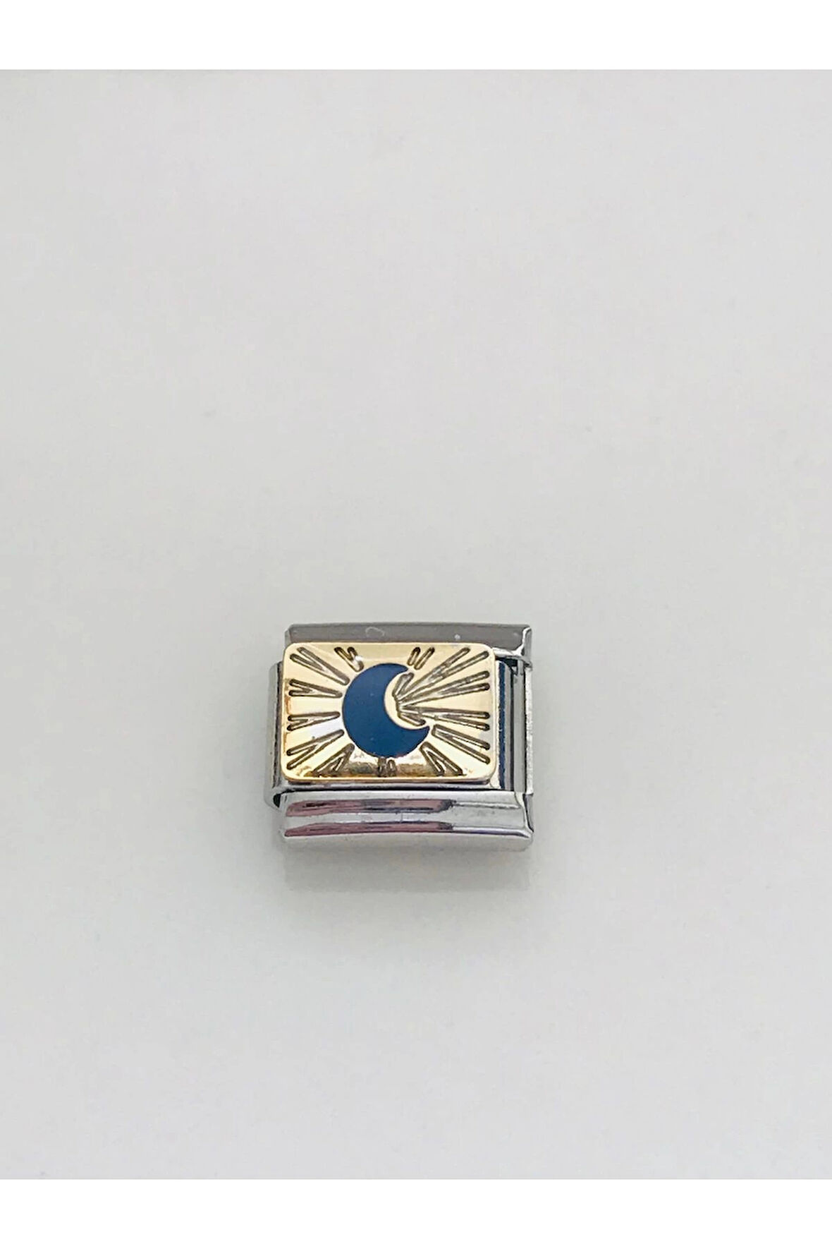 Mavi Ay Nomi Italyan Charm Bileklik Charmı