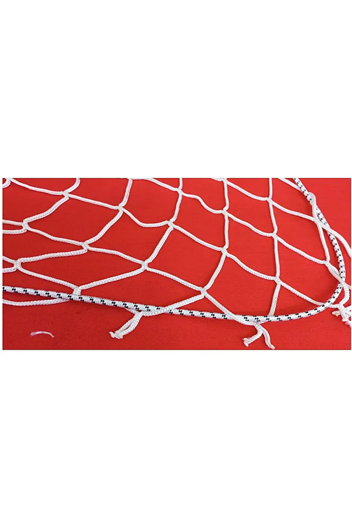 2 x 8 Metre Balkon Merdiven Güvenlik Filesi-Kanca-Halat-6mm ip-göz 10 cm-Çocuk Koruma Filesi