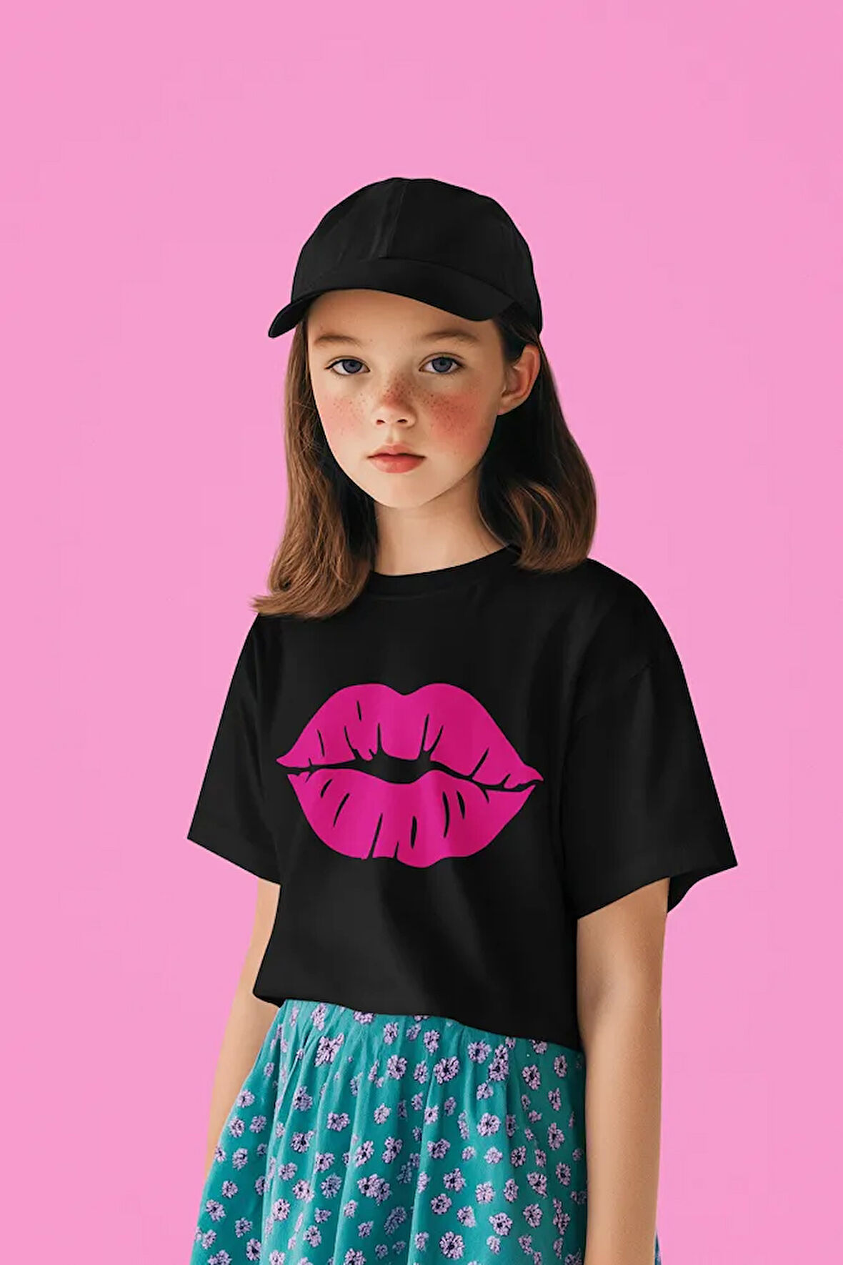 Barbi Baskılı Unisex Çizgi Film Çocuk Tişört (1-12 YAŞ)