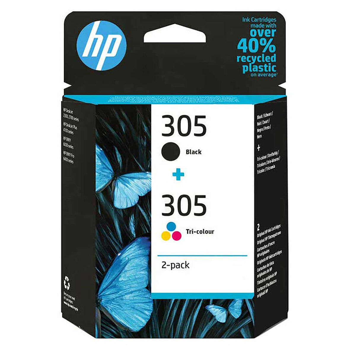 HP 305 6ZD17AE Siyah Renkli İkili Paket Orjinal Kartuş