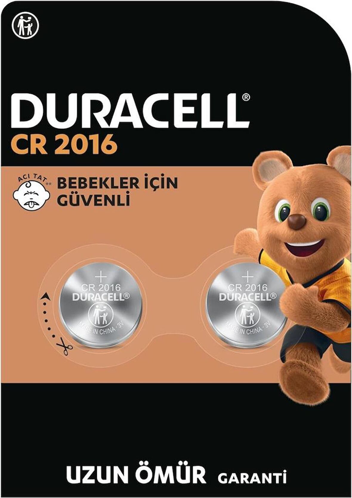 Duracell Lityum 3 Volt 2'li Pil 2016