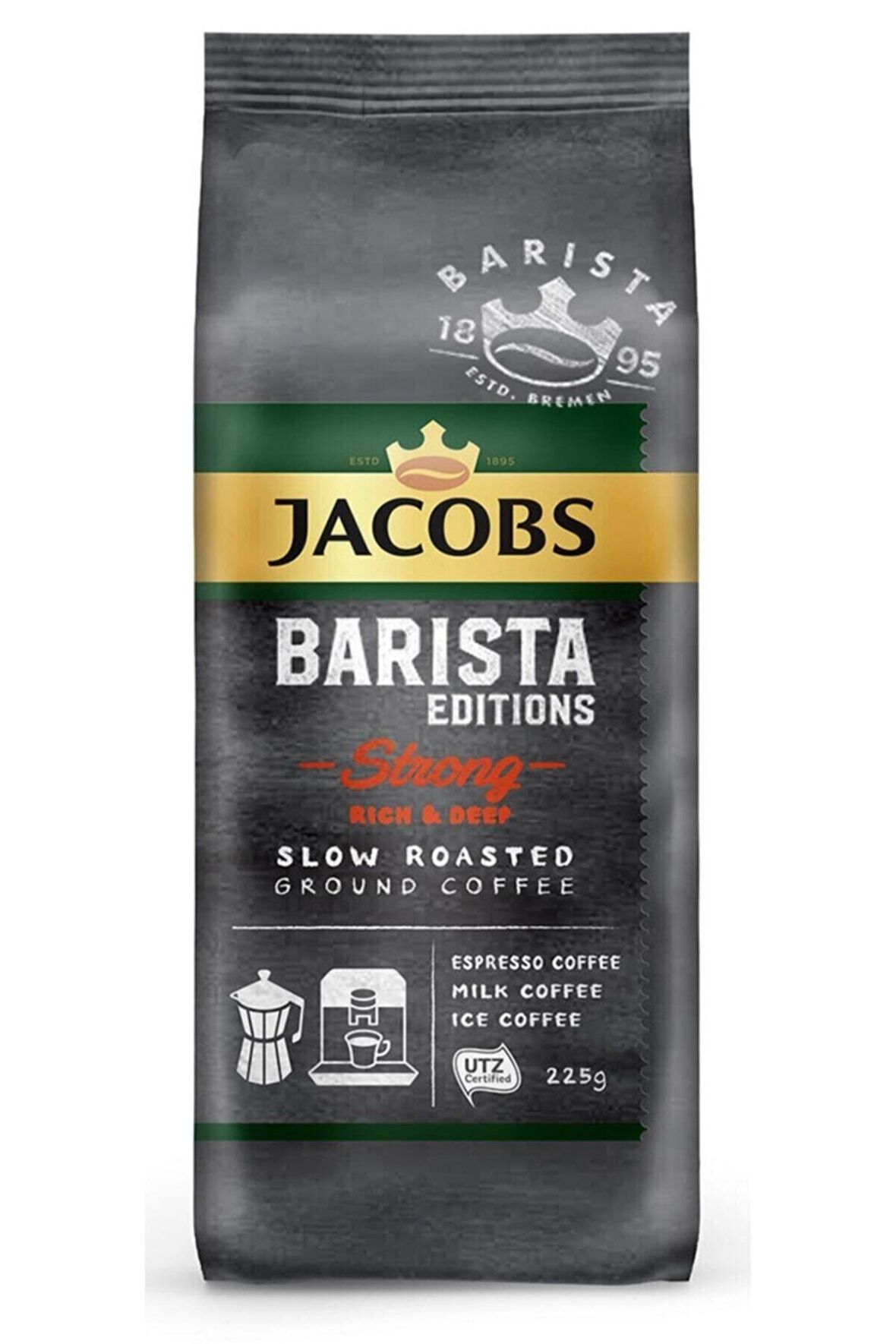 Jacobs Barista Editions Filtre Kahve Strong 225 gr - Zengin ve Yoğun Aroma