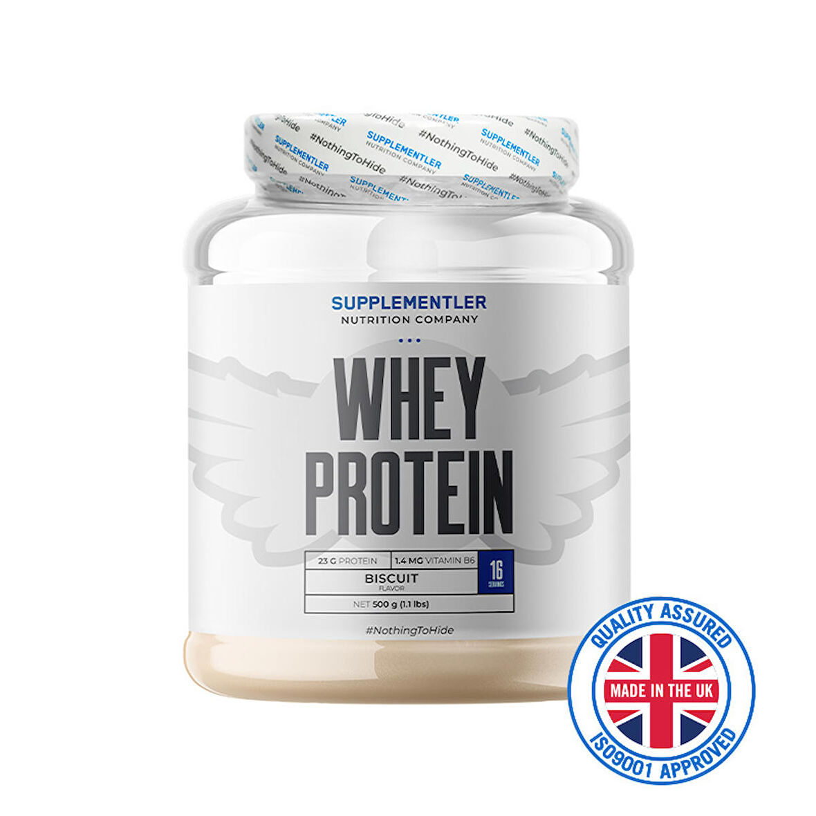 Supplementler.com Whey Protein 500 Gr - BİSKÜVİ