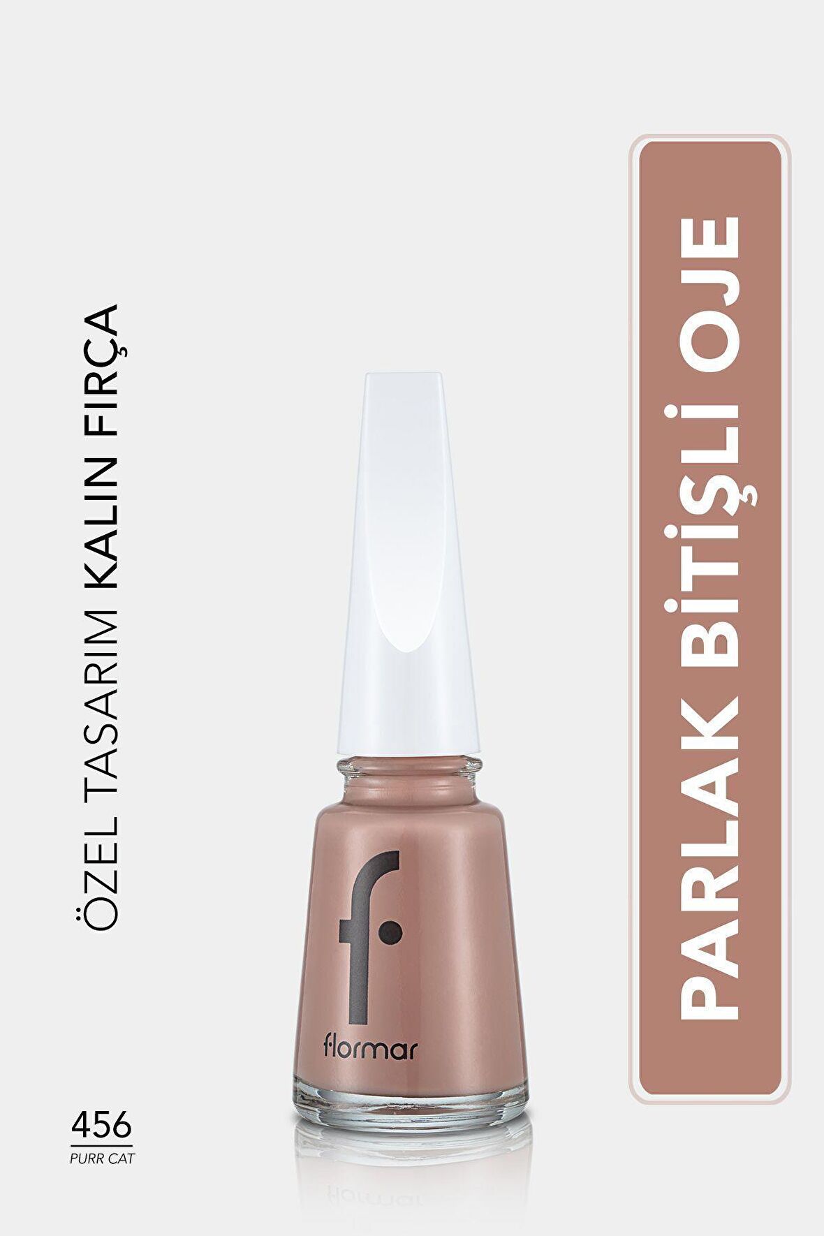Flormar Klasik Parlak Bitişli Yüksek Pigmentli Oje -nail Enamel- 456 Purr Cat New- 8682536036160