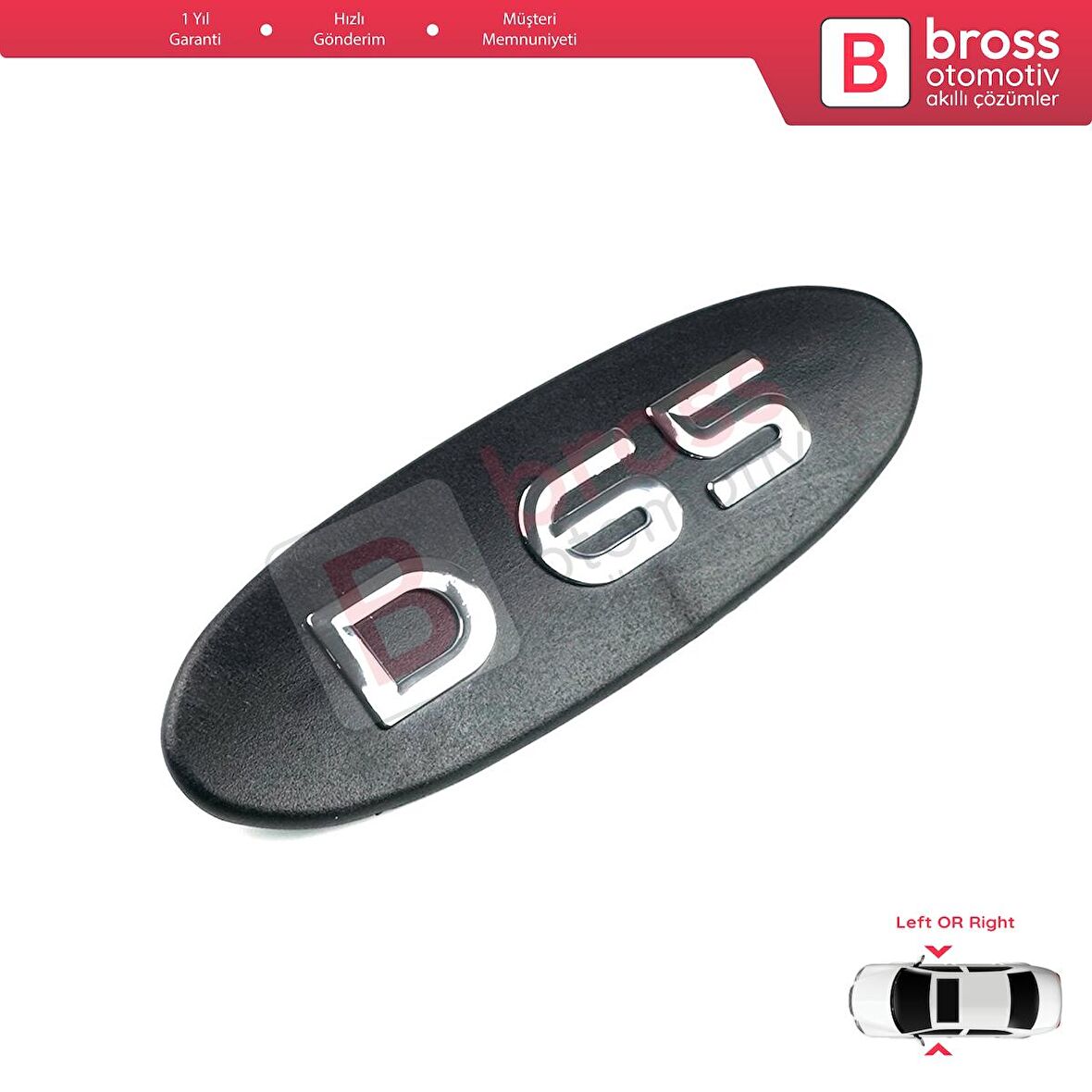 Renault Kangoo MK1 X76 KC0/1 Express 1997-2009 7700310092 İçin Siyah D65 Kapı Bandı Çıta Yazısı