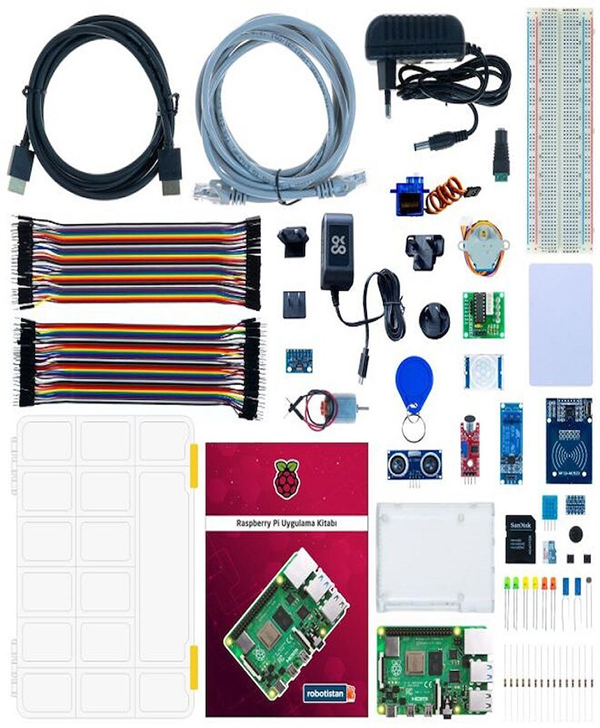Raspberry Pi 4 8GB Proje Seti olarak