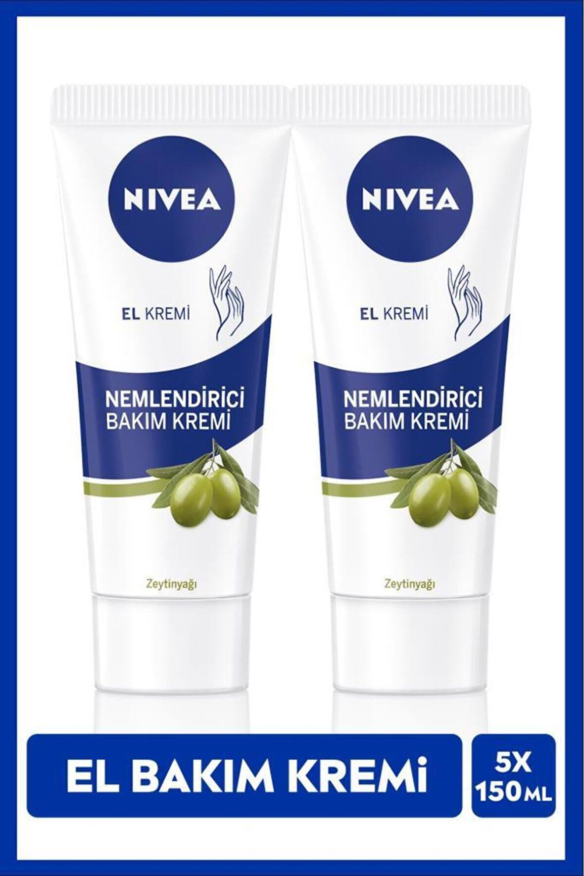 Nivea El Bakım Kremi Zeytinyağlı Nemlendirici 75mlx2adet