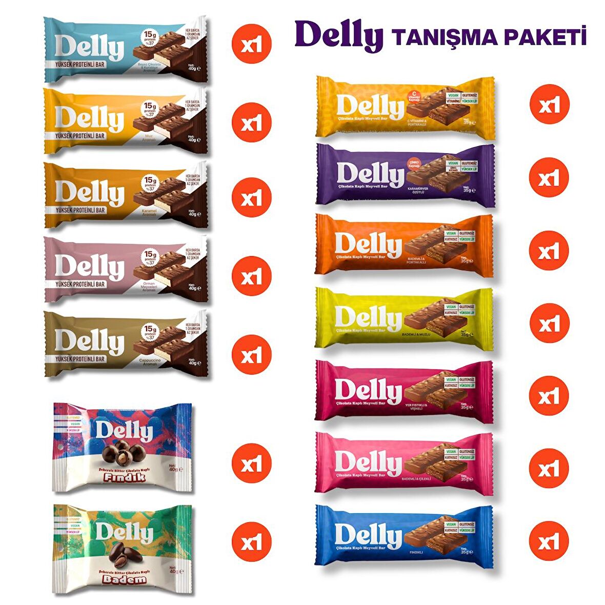 Delly 14 Adet Tanışma Paketi