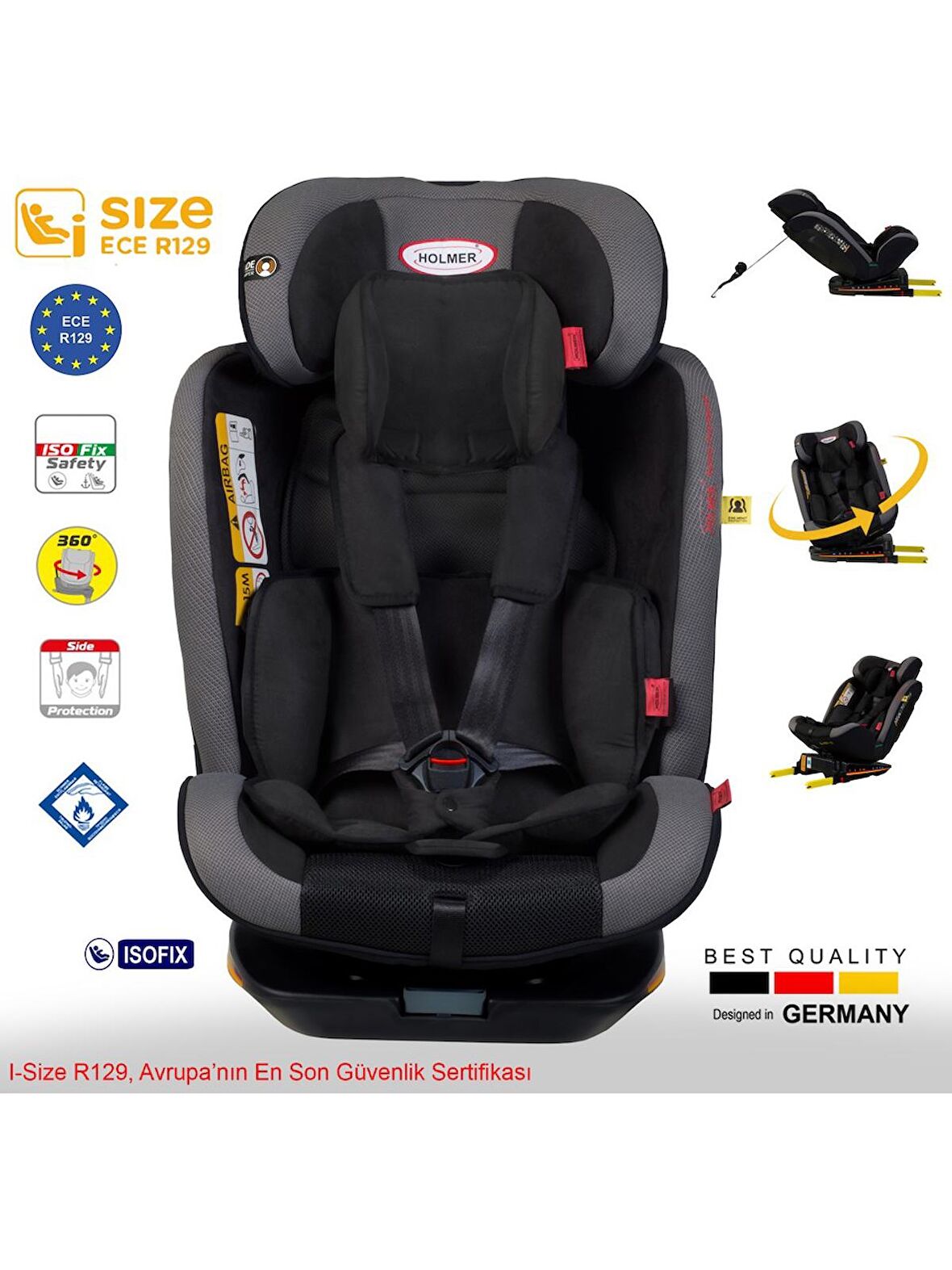 Holmer Kids Maxi Protect Aero 3D 0-36 kg Oto Koltuğu