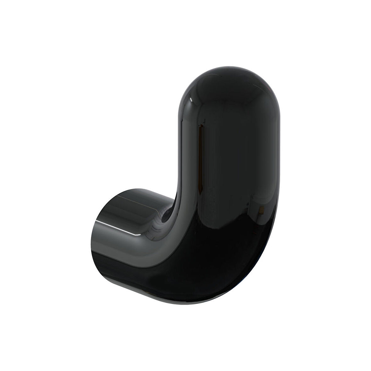 VitrA Liquid A4456839 Kanca Askı, Parlak Siyah