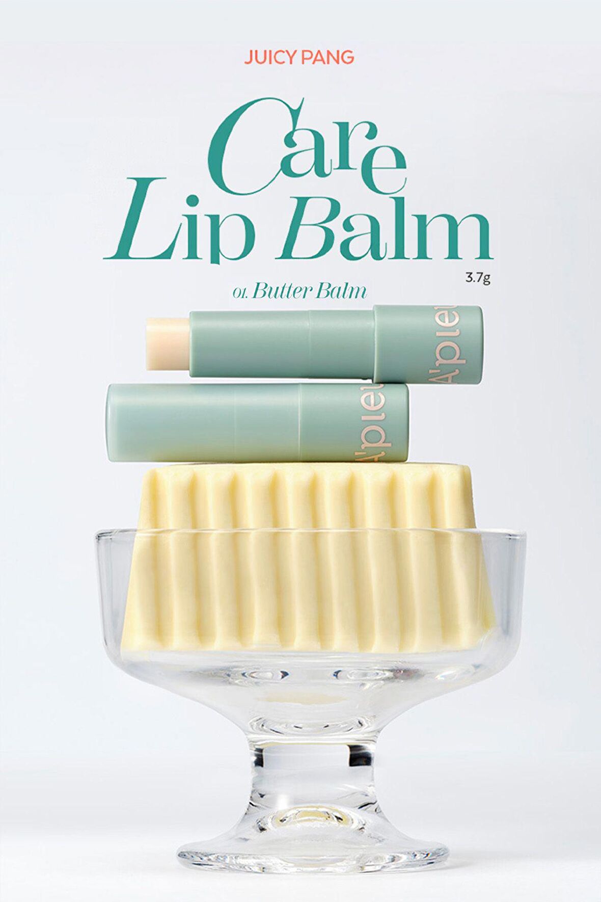 Yapışkanlık Hissi Bırakmayan Renkli Dudak Balmı A'PIEU Juicy Pang Care Lip Balm (01 Butter Balm)