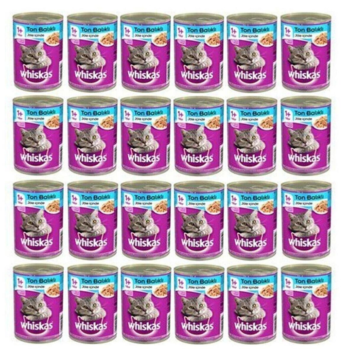 Whiskas Ton Balıklı Kedi Konservesi 400 Gr X 24 Adet