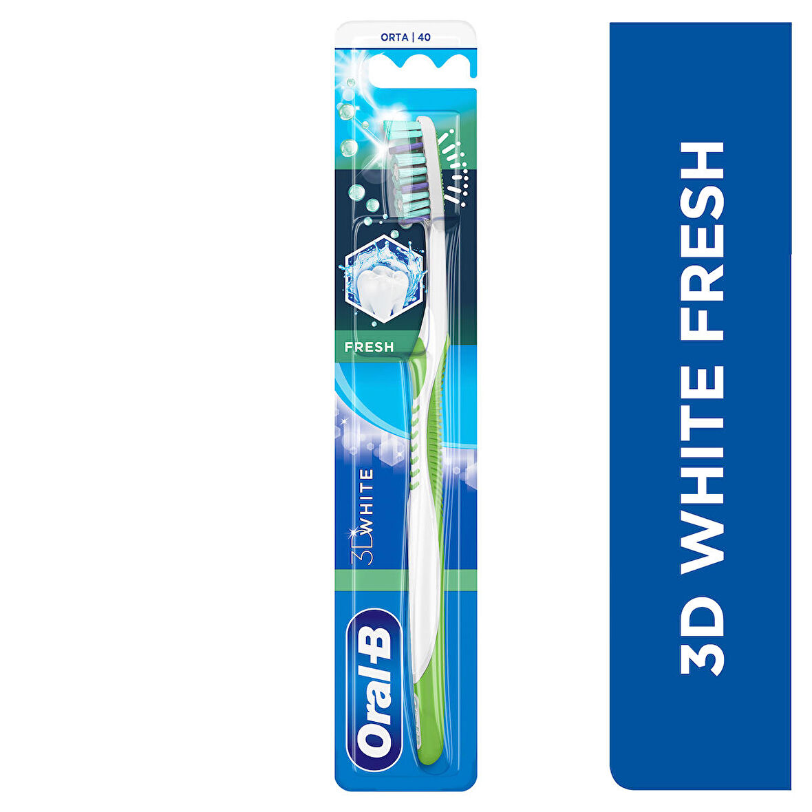 Oral-B Diş Fırçası 3 Boyutlu Beyazlık Brilliance 40 Orta