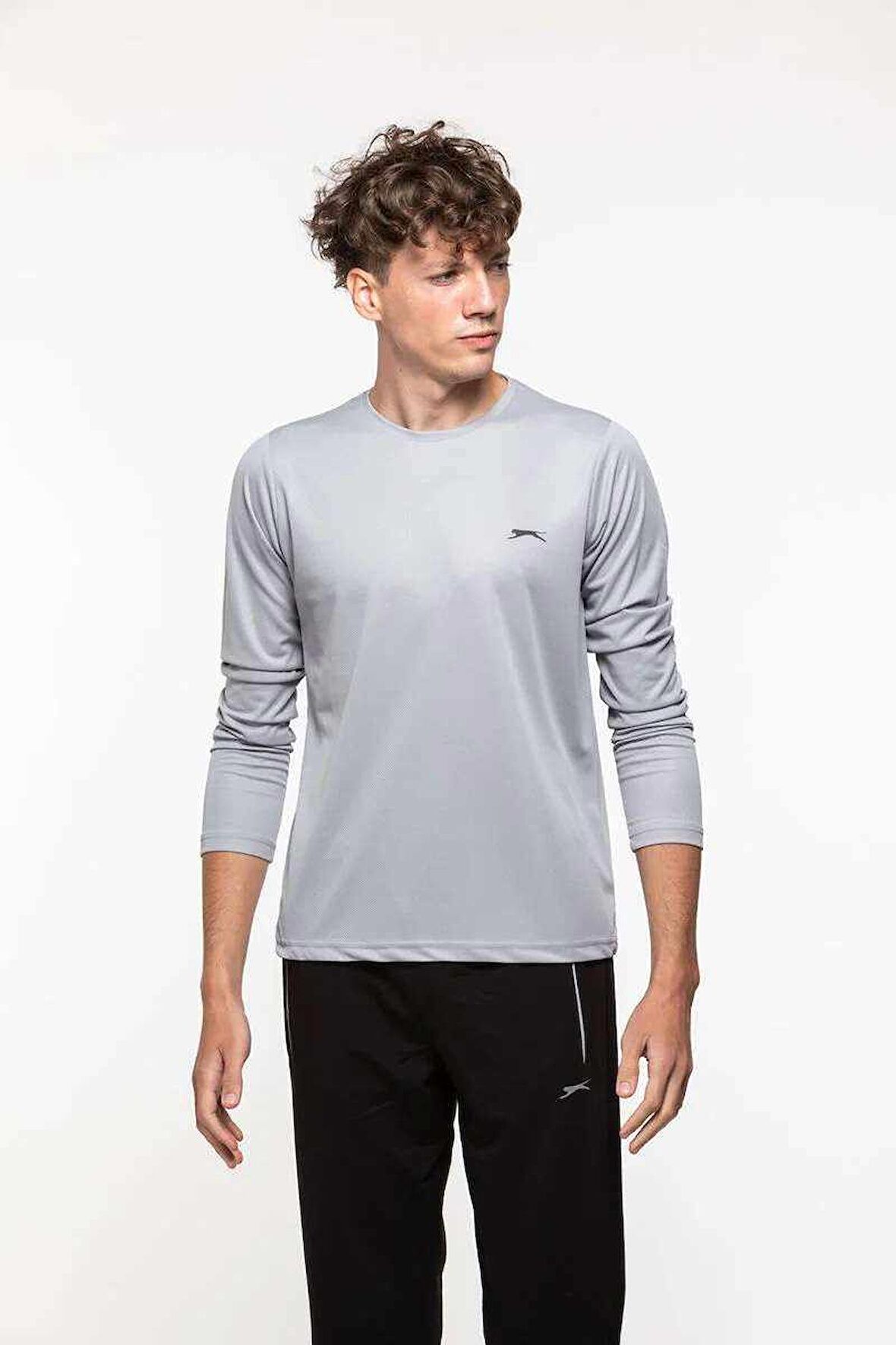 Slazenger Odin Erkek Sweatshirt Gri