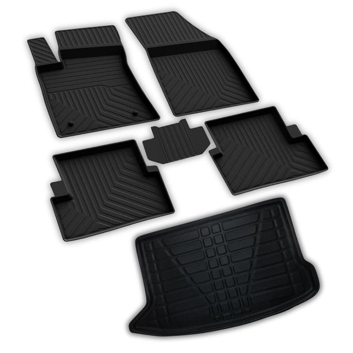 Hyundai Kona Ferrous 4D Paspas ve Tamir Kitli 3D Bagaj Havuzu 2018 2022