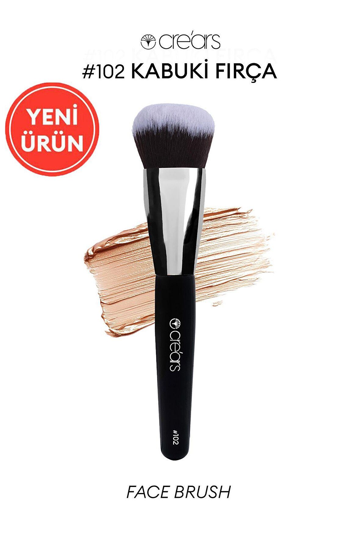 Kabuki Fırça Cre'Ars Face Brush #102
