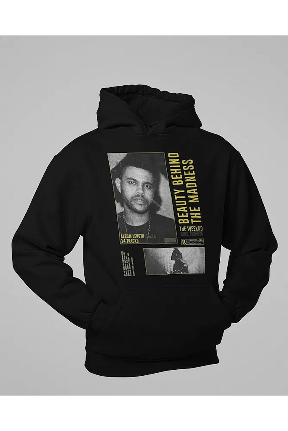 Beauty Behind The Madness Yazılı Unisex Oversize The Weeknd Hoodie