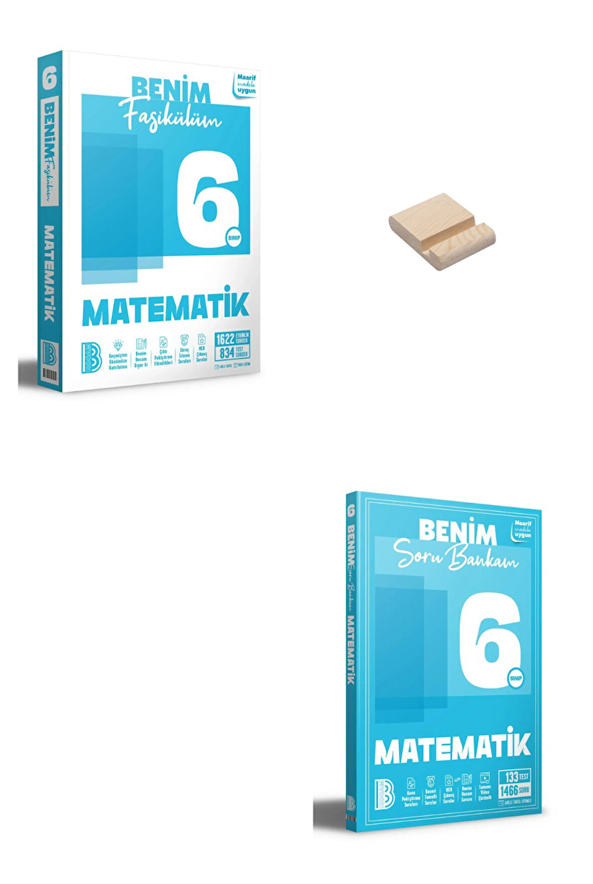 Benim Hocam 6. Sınıf Matematik Fasikülüm ve Soru Bankam + Telefon Standı