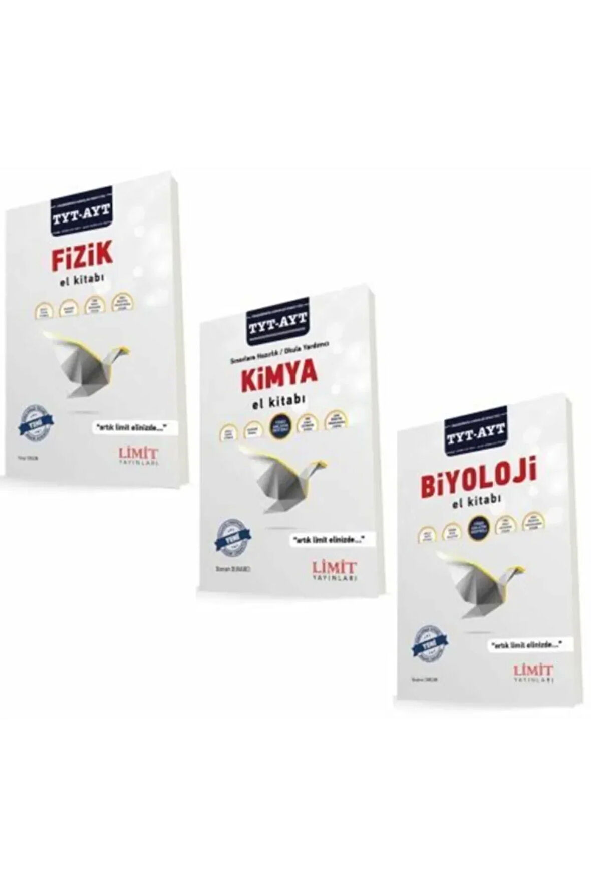 Limit Tyt-ayt Fen Bilimleri El Kitapları Fizik+kimya+biyoloji Set
