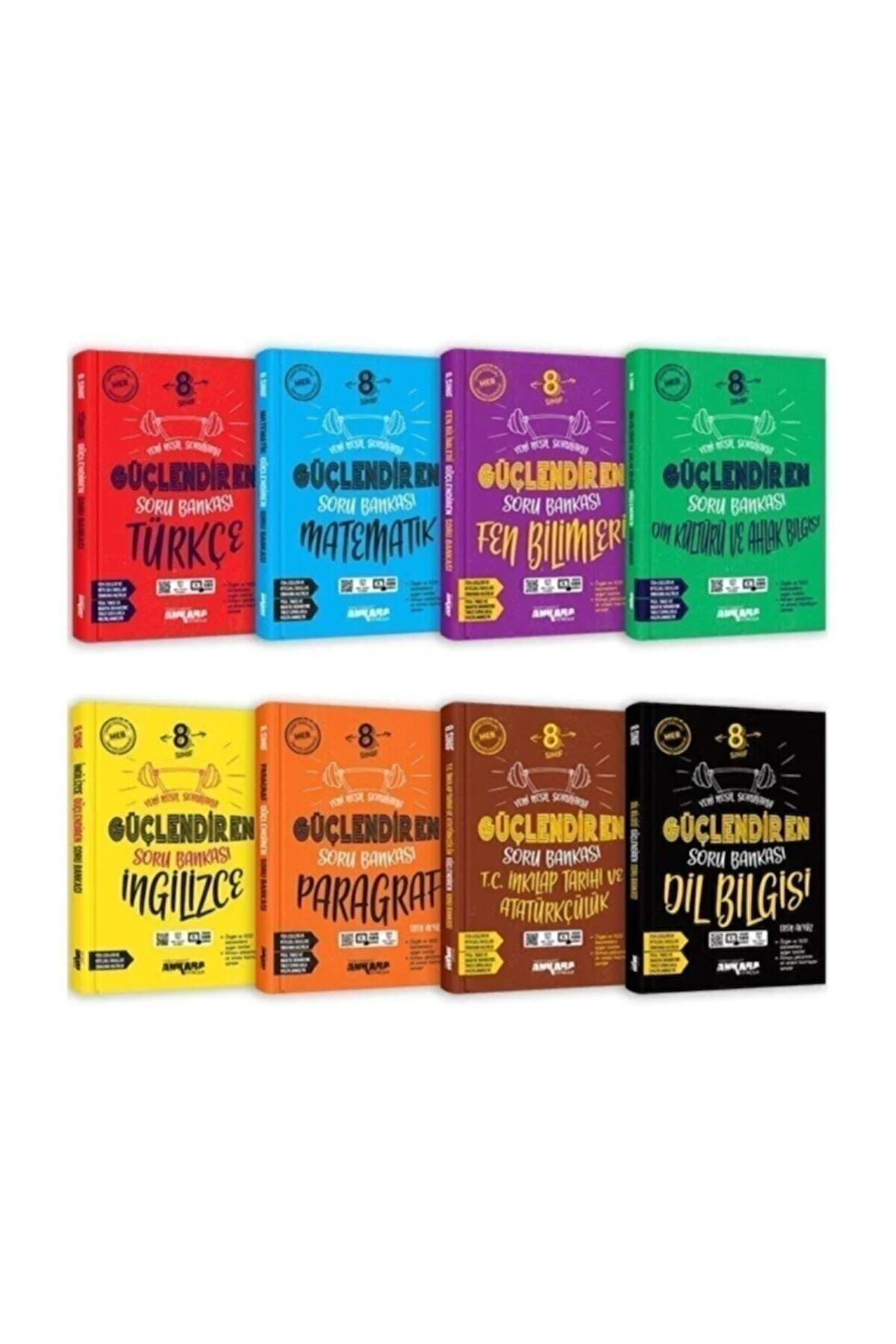 Ankara Yayıncılık 8. Sınıf Güçlendiren Set 8 Kitap