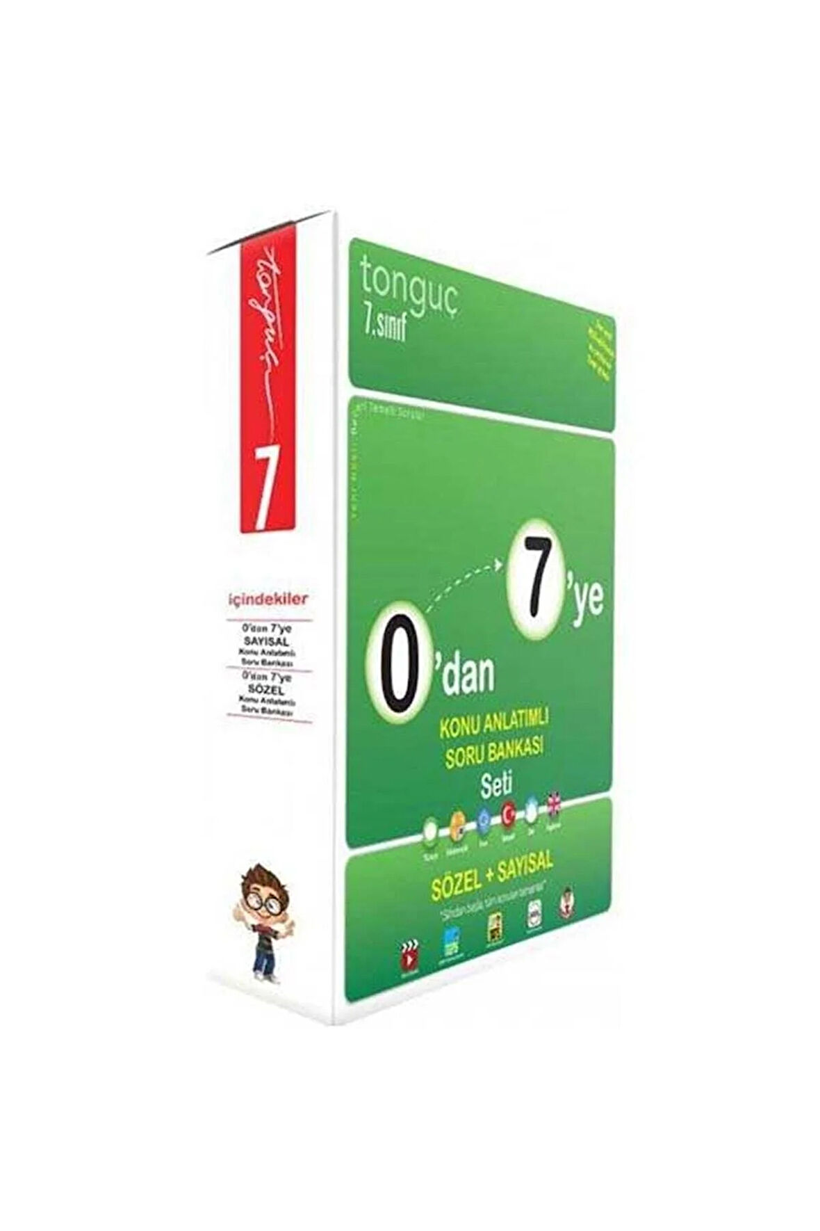 Tonguç 0'dan 7'ye Konu Anlatımlı Soru Bankası Seti
