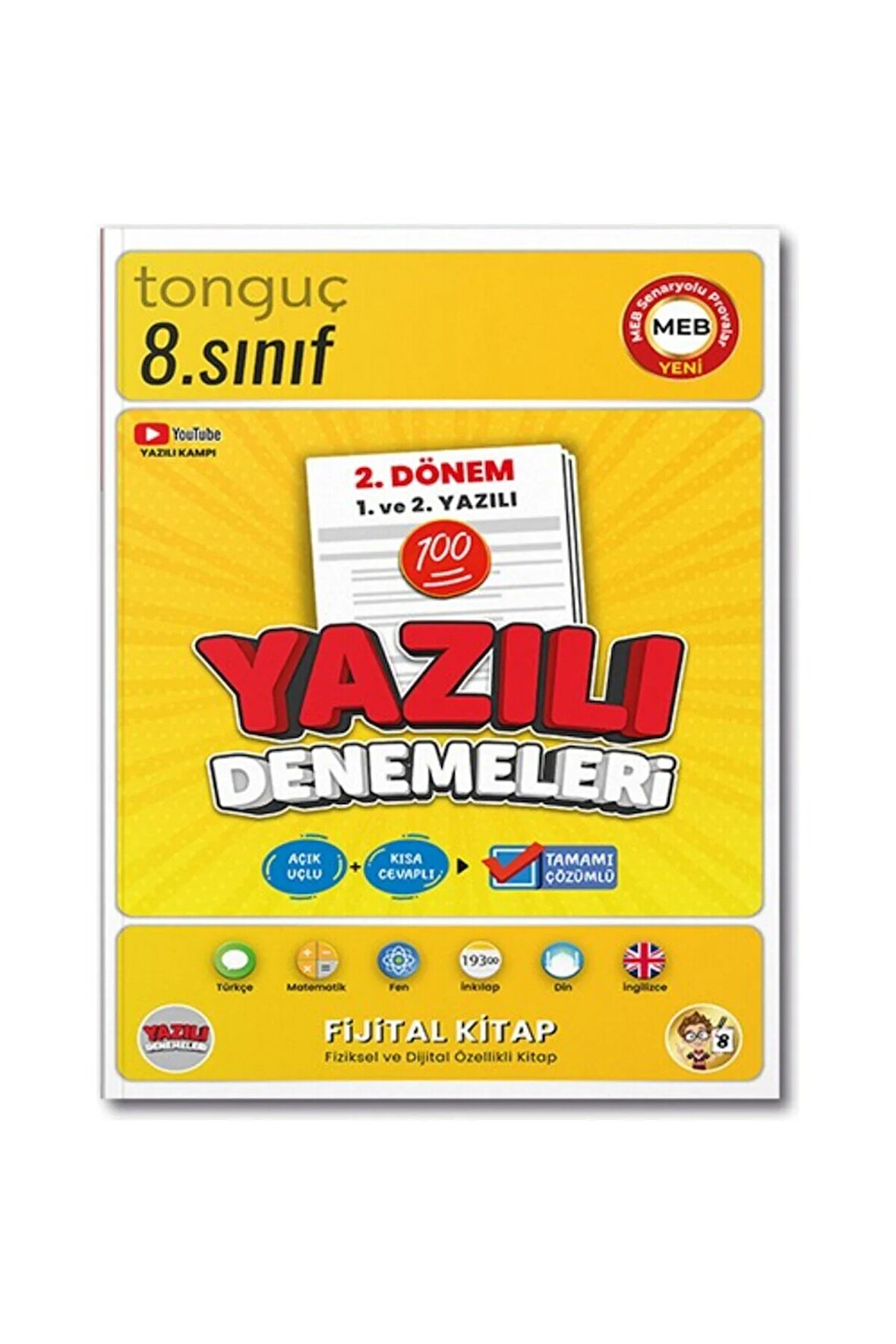 Tonguç 8. Sınıf Yazılı Denemeleri 2. Dönem 1 ve 2. Yazılı