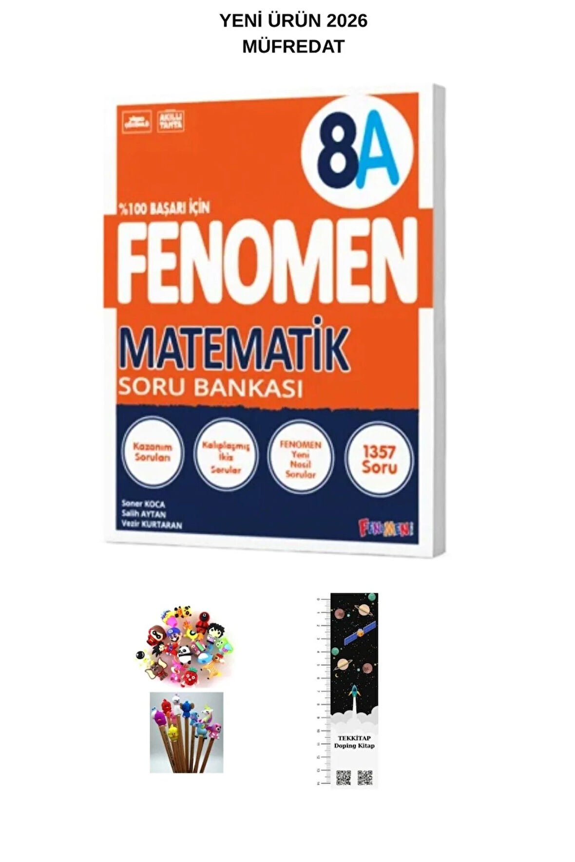 Fenomen 8. Sınıf A Matematik Soru Bankası (UZAY A.+KALEM B)YENİ ÜRÜNÜ 2026