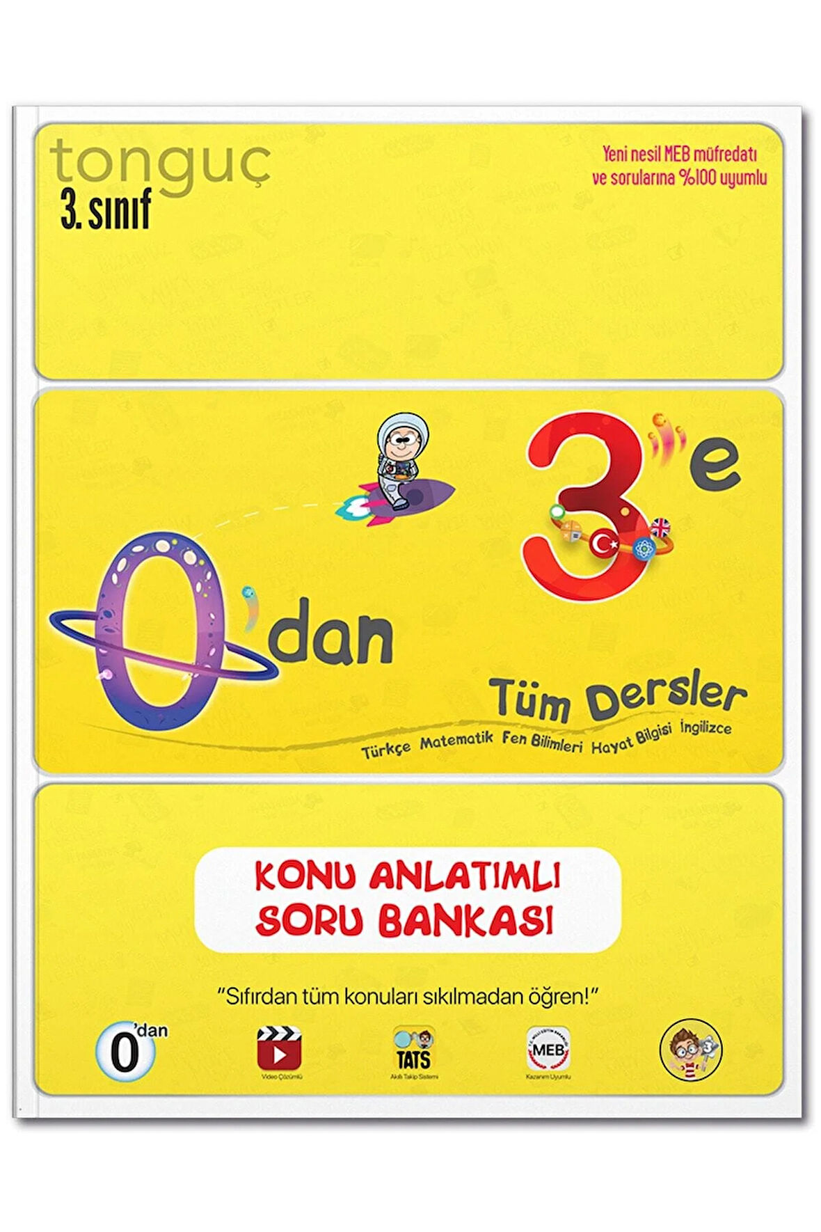 0'dan 3'e Tüm Dersler Konu Anlatımlı Soru Bankası