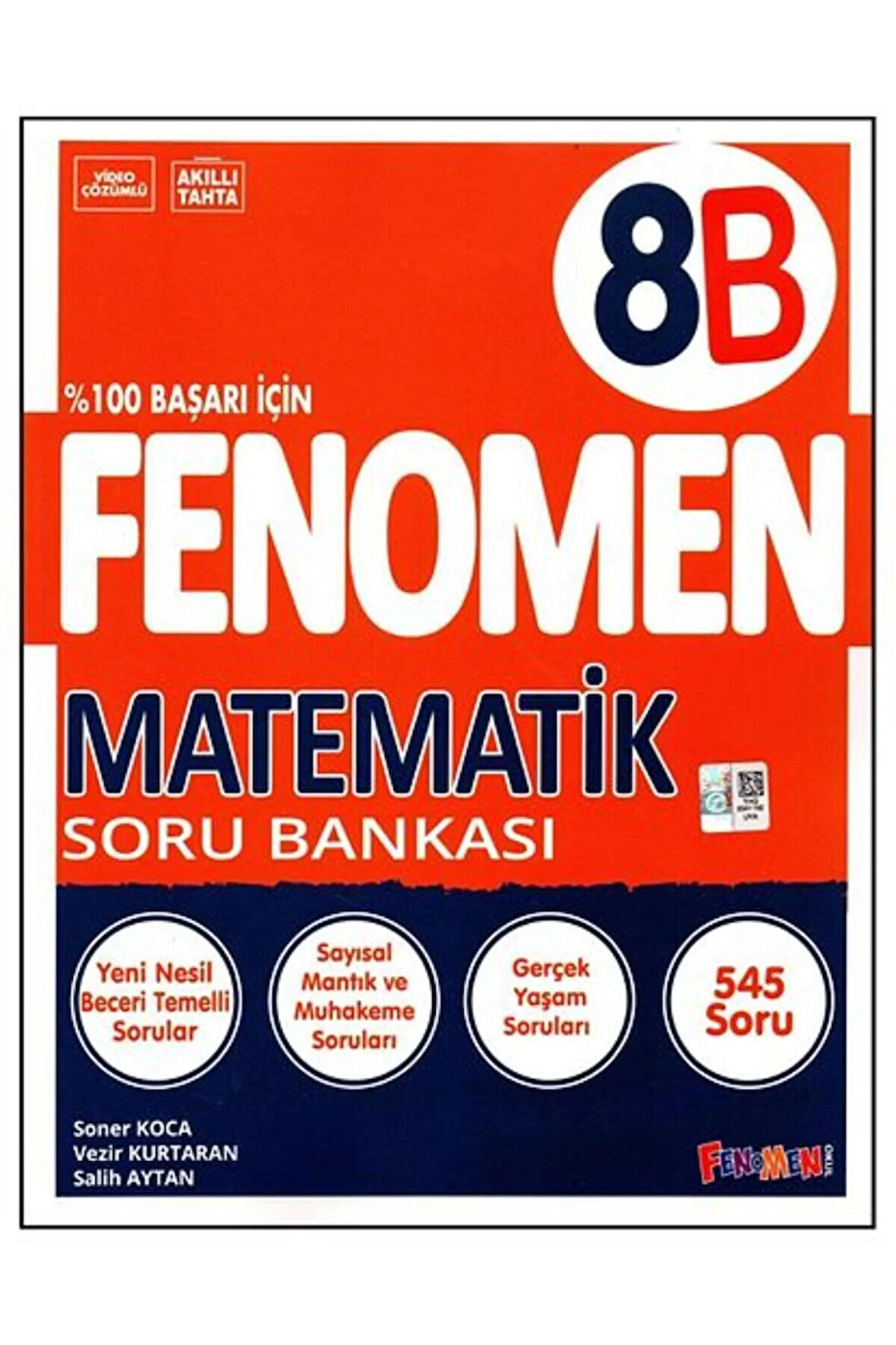 Fenomen 8. Sınıf Lgs Matematik Soru Bankası (B) 2025 Güncel Baskı