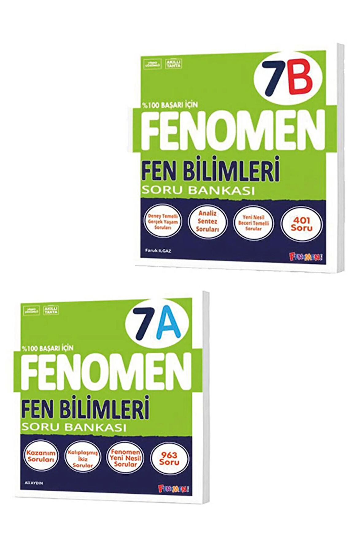 7. Sınıf Fenomen Fen Bilimleri A B Tüm Dersler Soru Bankası Set