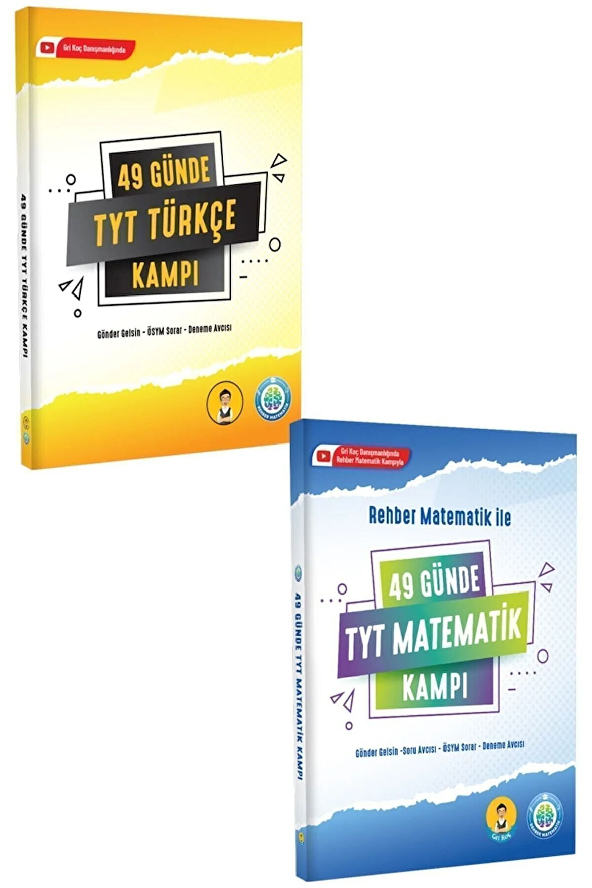 Rehber Matematik Rehber Türkçe 49 Günde Tyt Matematik 49 Günde Tyt Türkçe Kampı 2 Kitap Set