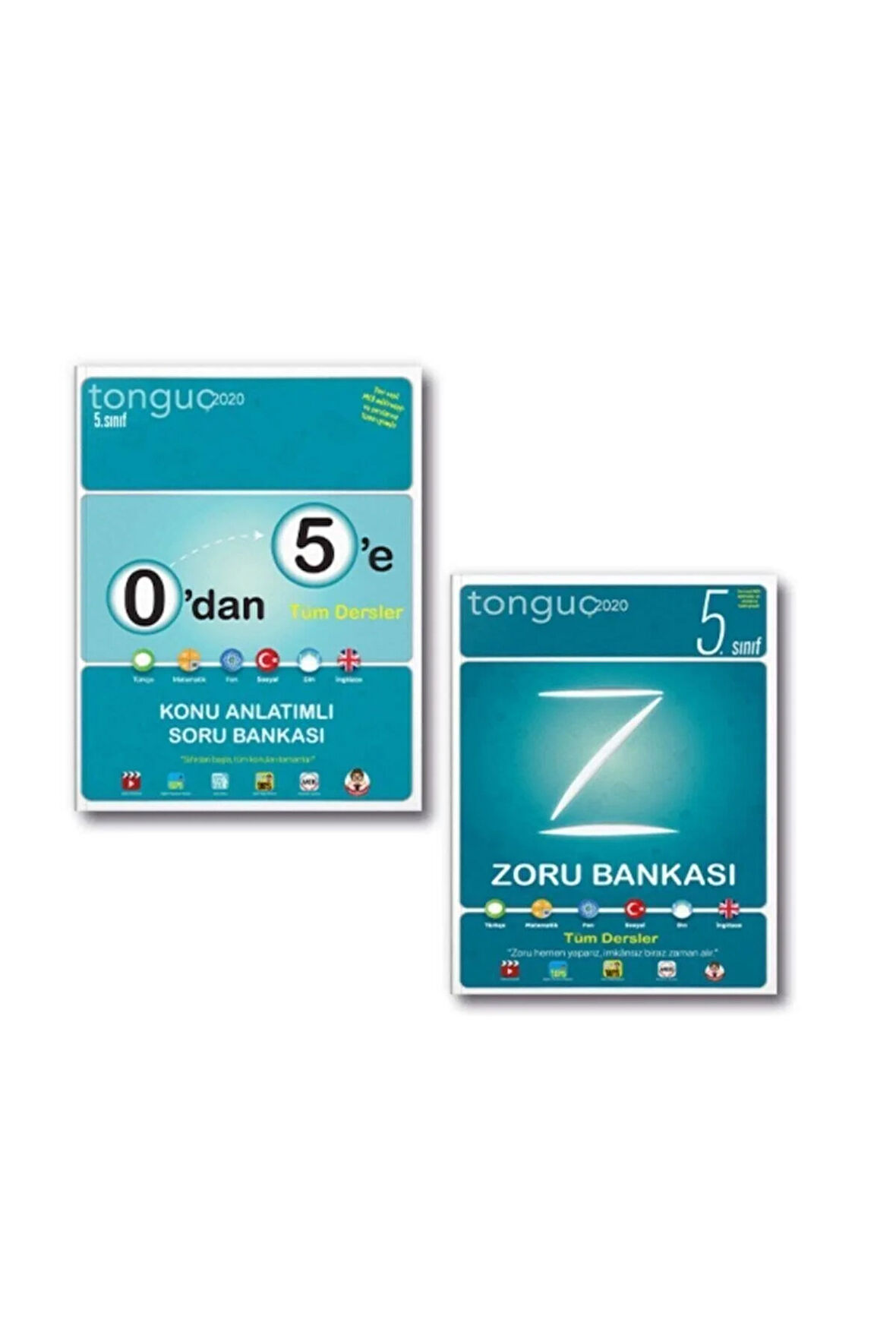 Tonguç 5 Sınıf Tüm Dersler Konu Ve Zoru Bankası Seti