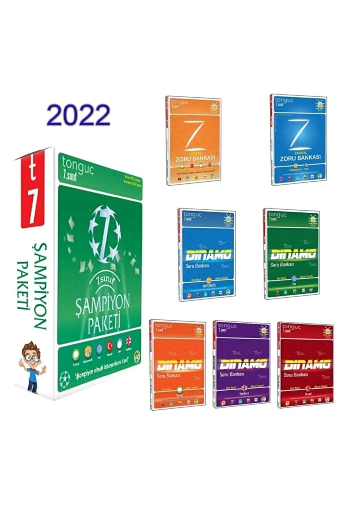 Tonguç 7. Sınıf Şampiyon Paketi 7 Kitap 2023-2024
