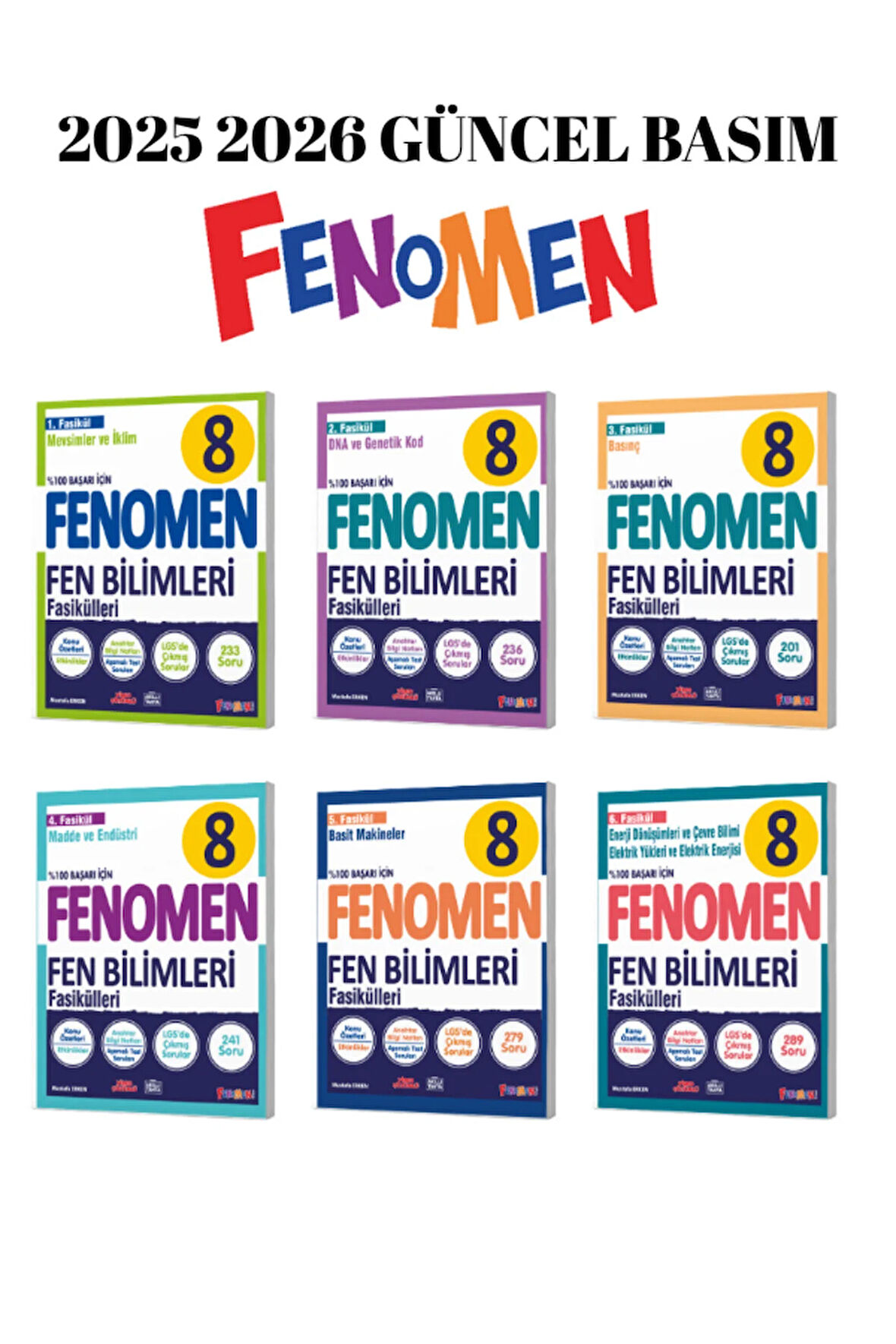 8.Sınıf fen bilimleri fasikülleri 6 kitap