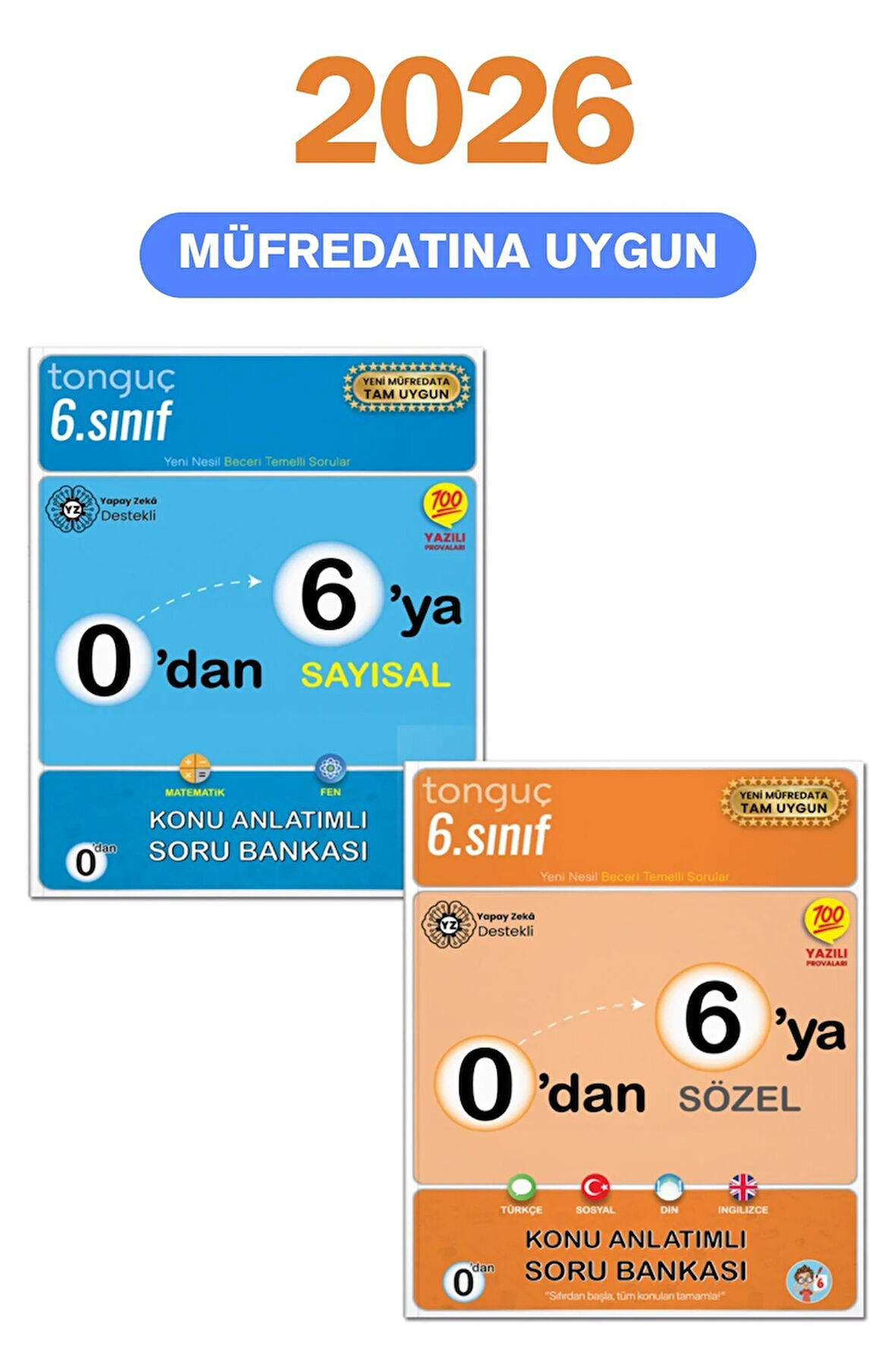 0'dan 6'ya Konu Anlatımlı Soru Bankası Seti - Tonguç Yayınları
