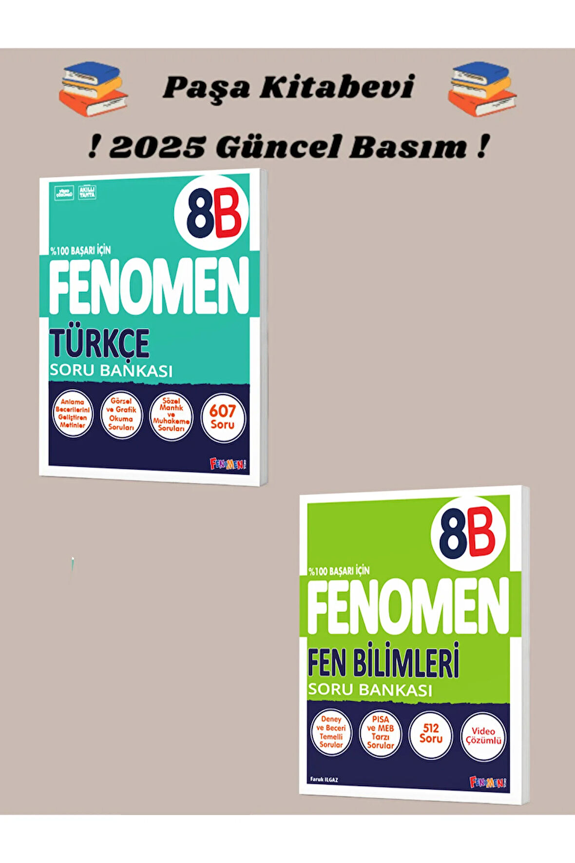 8. Sınıf Fen Bilimleri - Türkçe (B SET) Soru Bankası