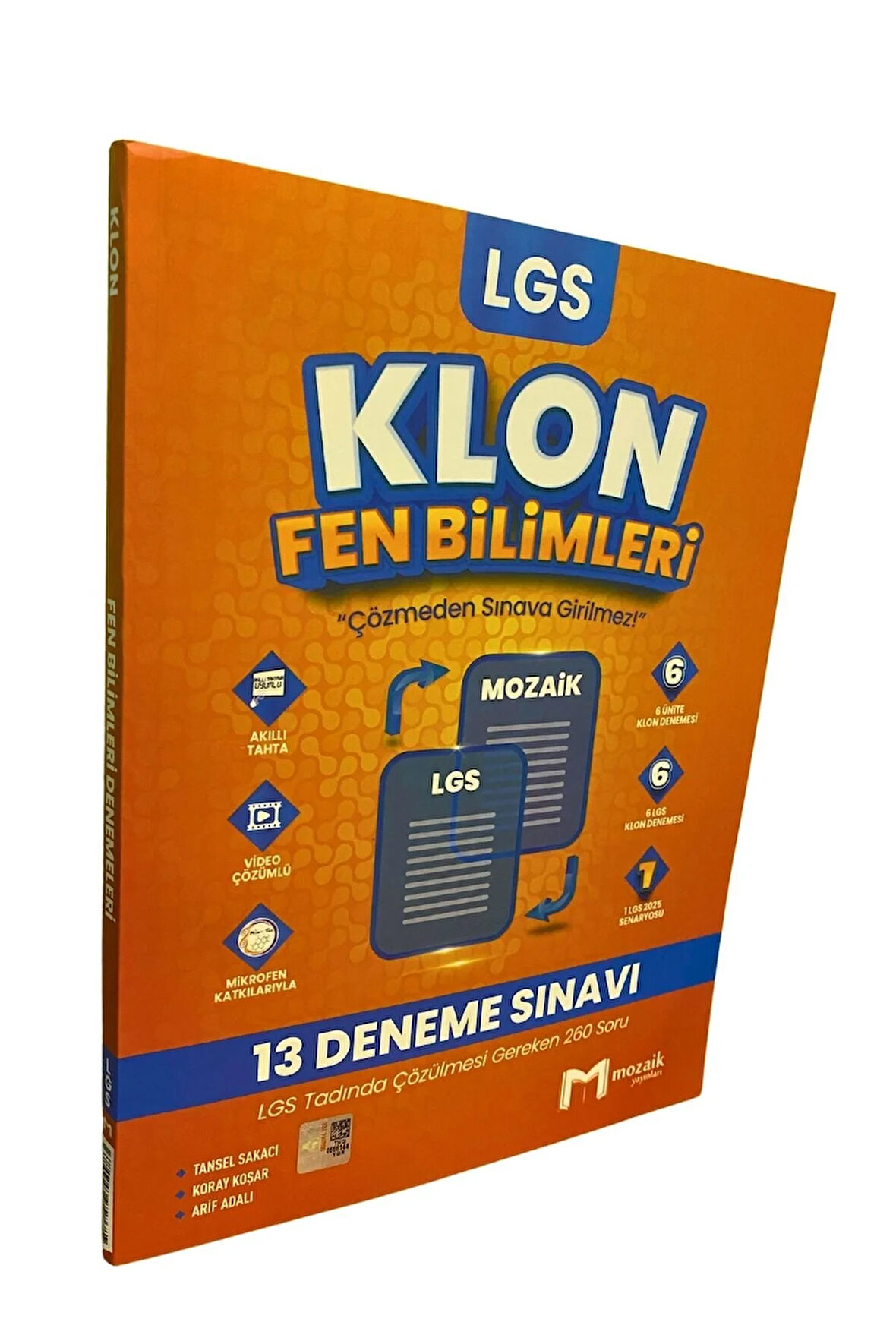 MOZAİK YAYINLARI 8.SINIF FEN BİLİMLERİ KLON DENEME