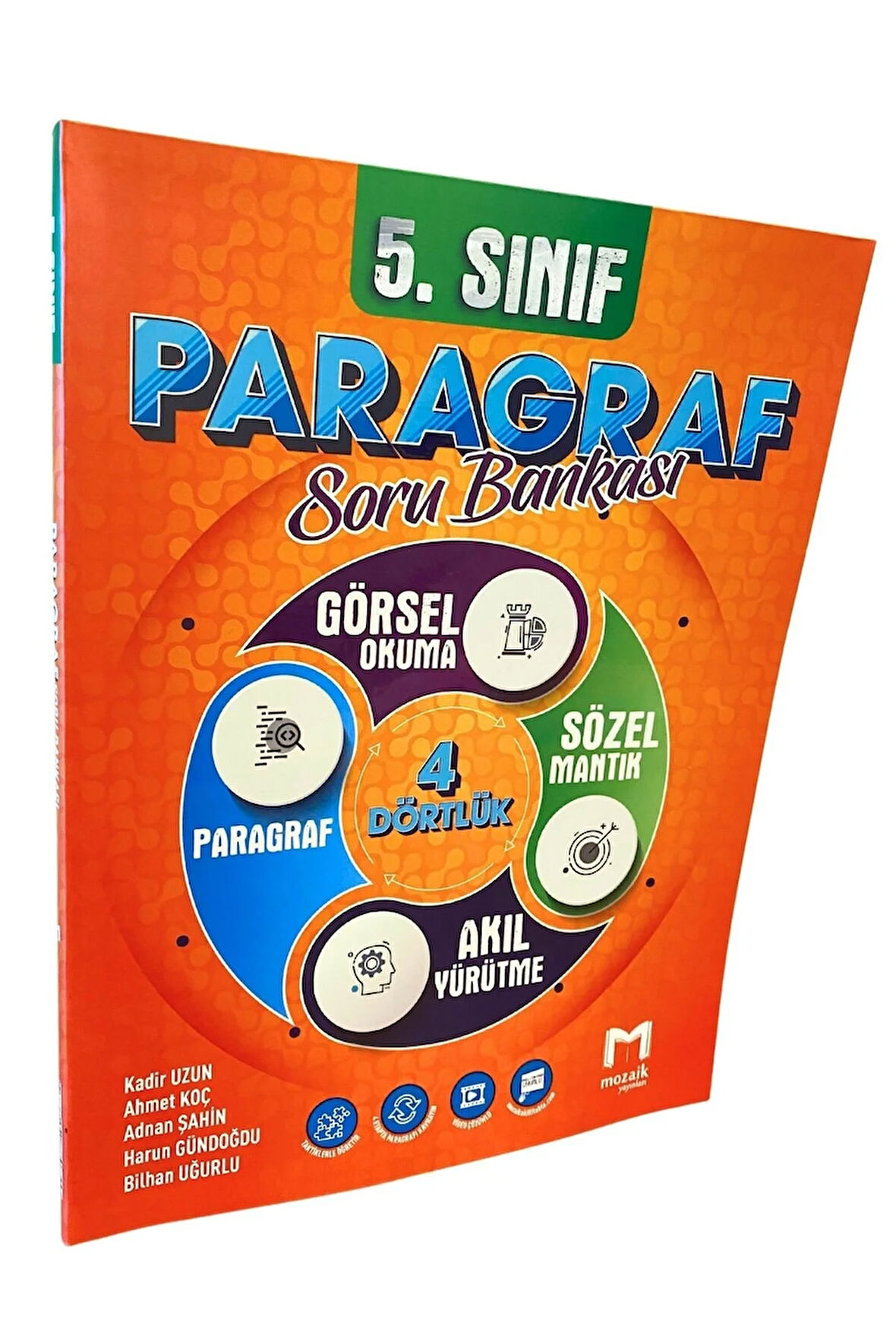 MOZAİK YAYINLARI 5.SINIF PARAGRAF SORU BANKASI
