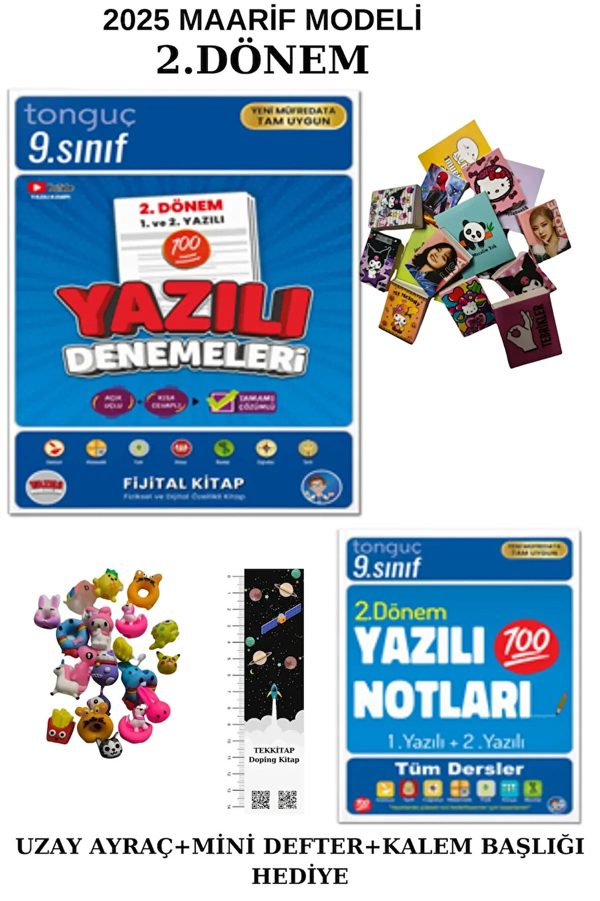 Tonguç 9. Sınıf Yazılı Notları ve Yazılı Denemeleri  2. Dönem 1 ve 2. Yazılı(UZAY A.+MİNİ D.KALEMB.)