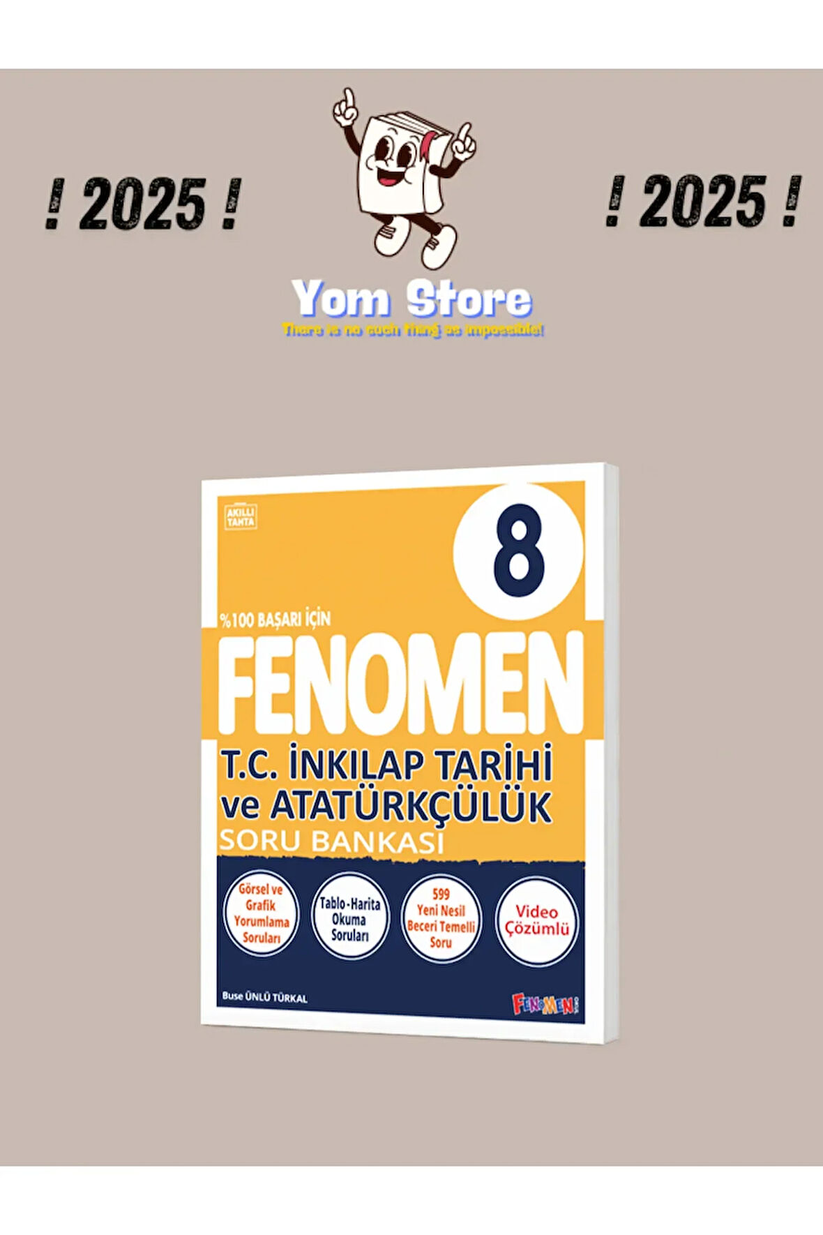 8. Sınıf T.C. İnkılap Tarihi ve Atatürkçülük Soru Bankası 2025