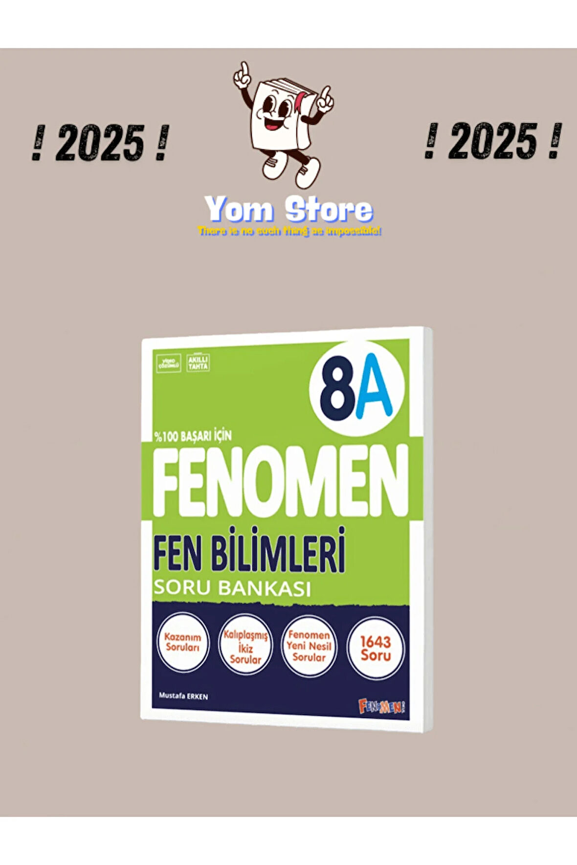 8. Sınıf Fen Bilimleri (A) Soru Bankası 2025