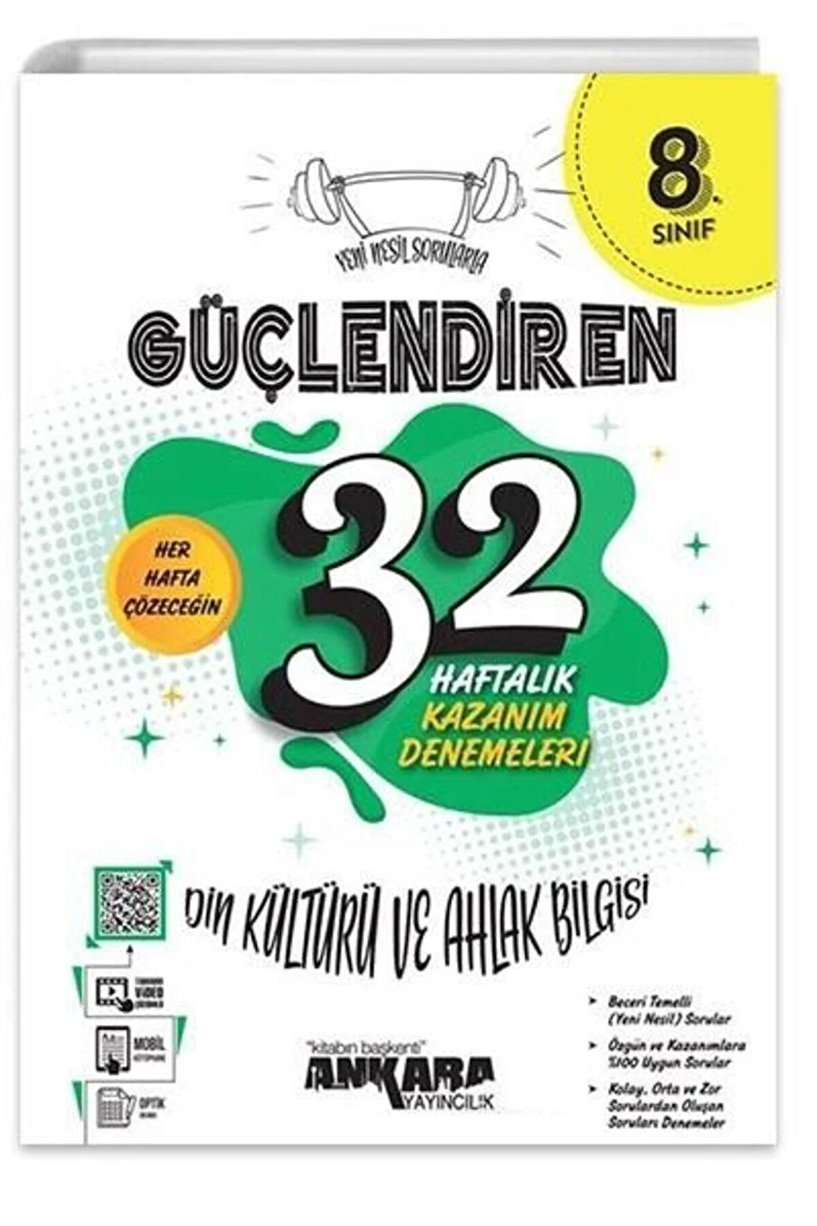 8. Sınıf Din Kültürü 32 Haftalık Kazanım Denemeler Ankara Yayınları