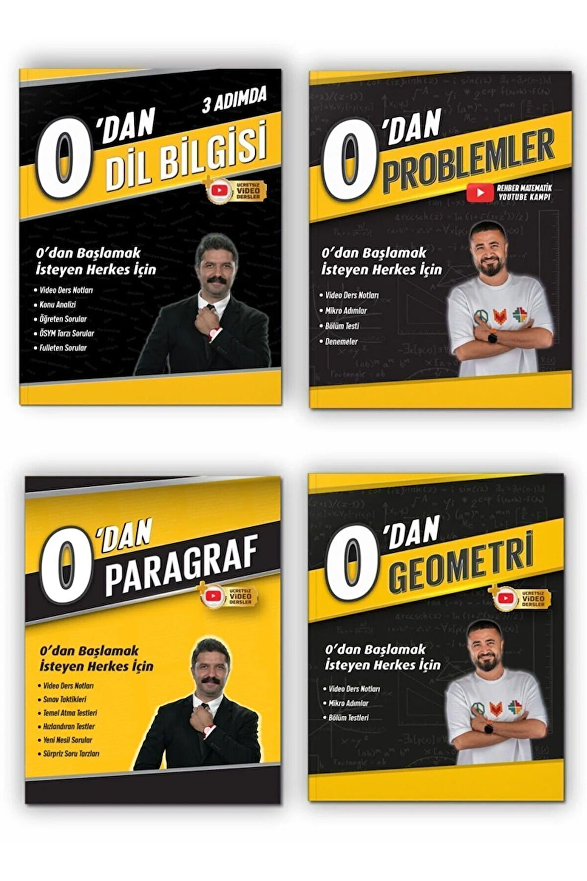 0'dan Youtube Kamp Serisi - Dil Bilgisi - Paragraf - Problemler - Geometri - Rehber Matematik