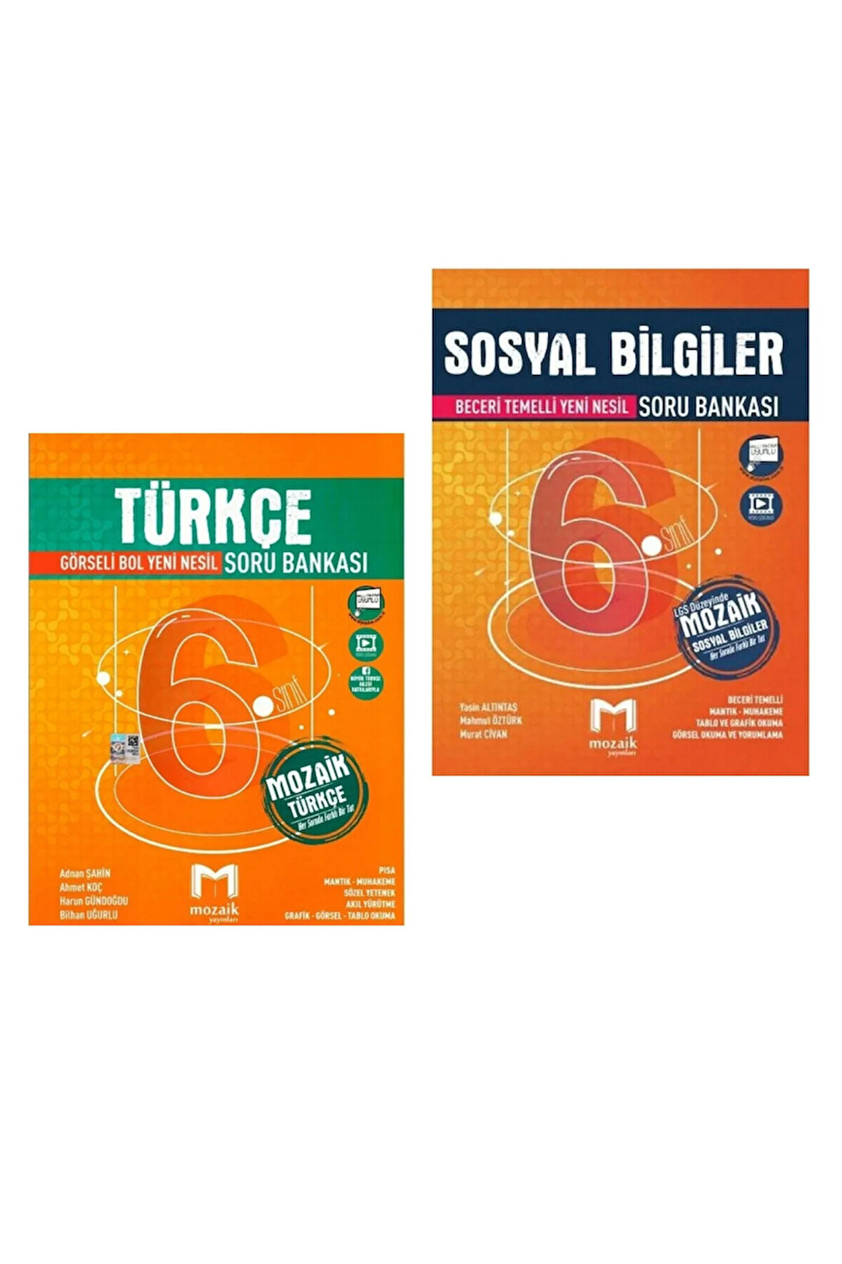 6. Sınıf Matematik Ve Türkçe Soru Bankası Seti 2 Kitap