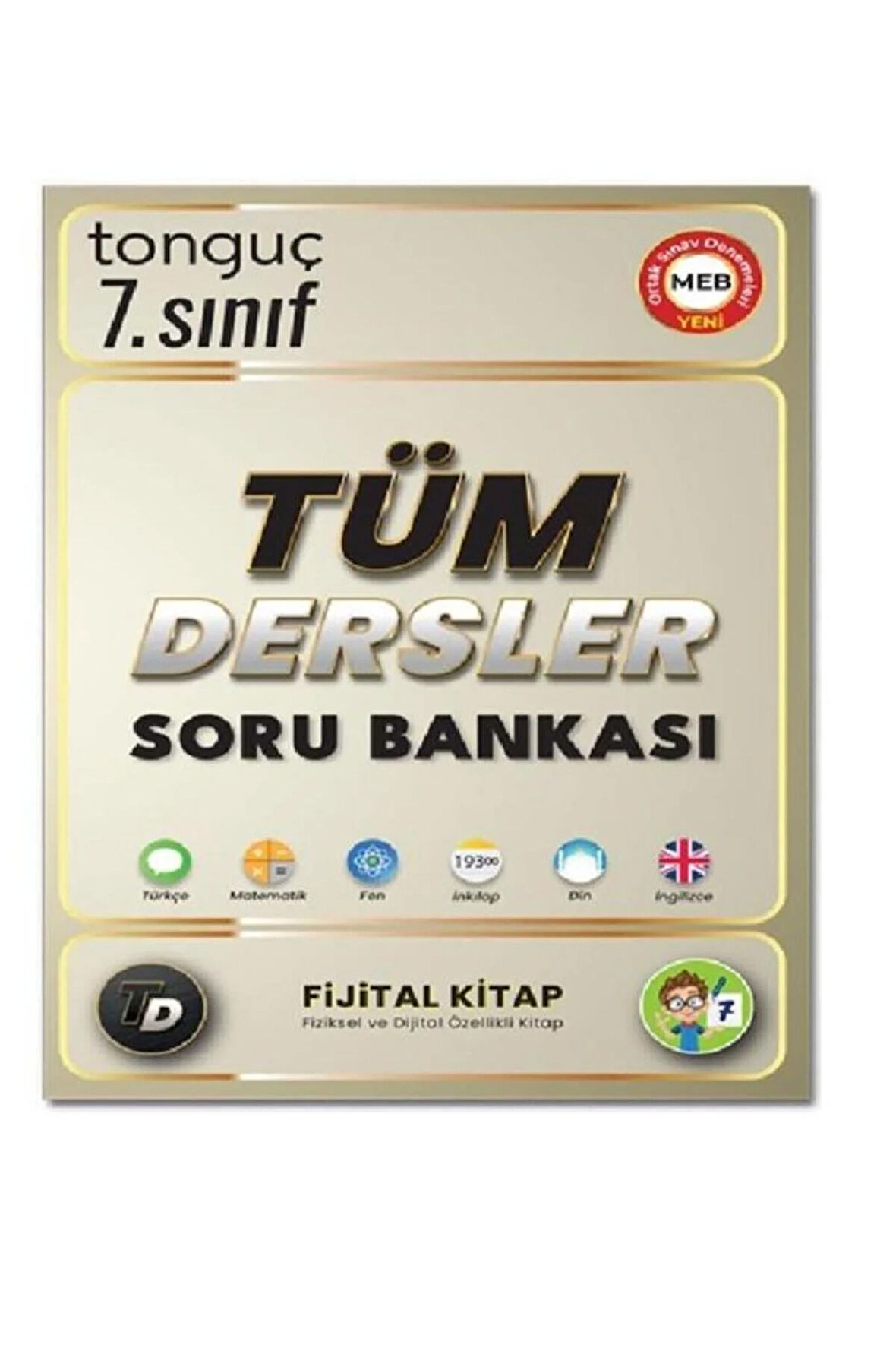 Tonguç 7. Sınıf Tüm Dersler Soru Bankası Fijital Kitap
