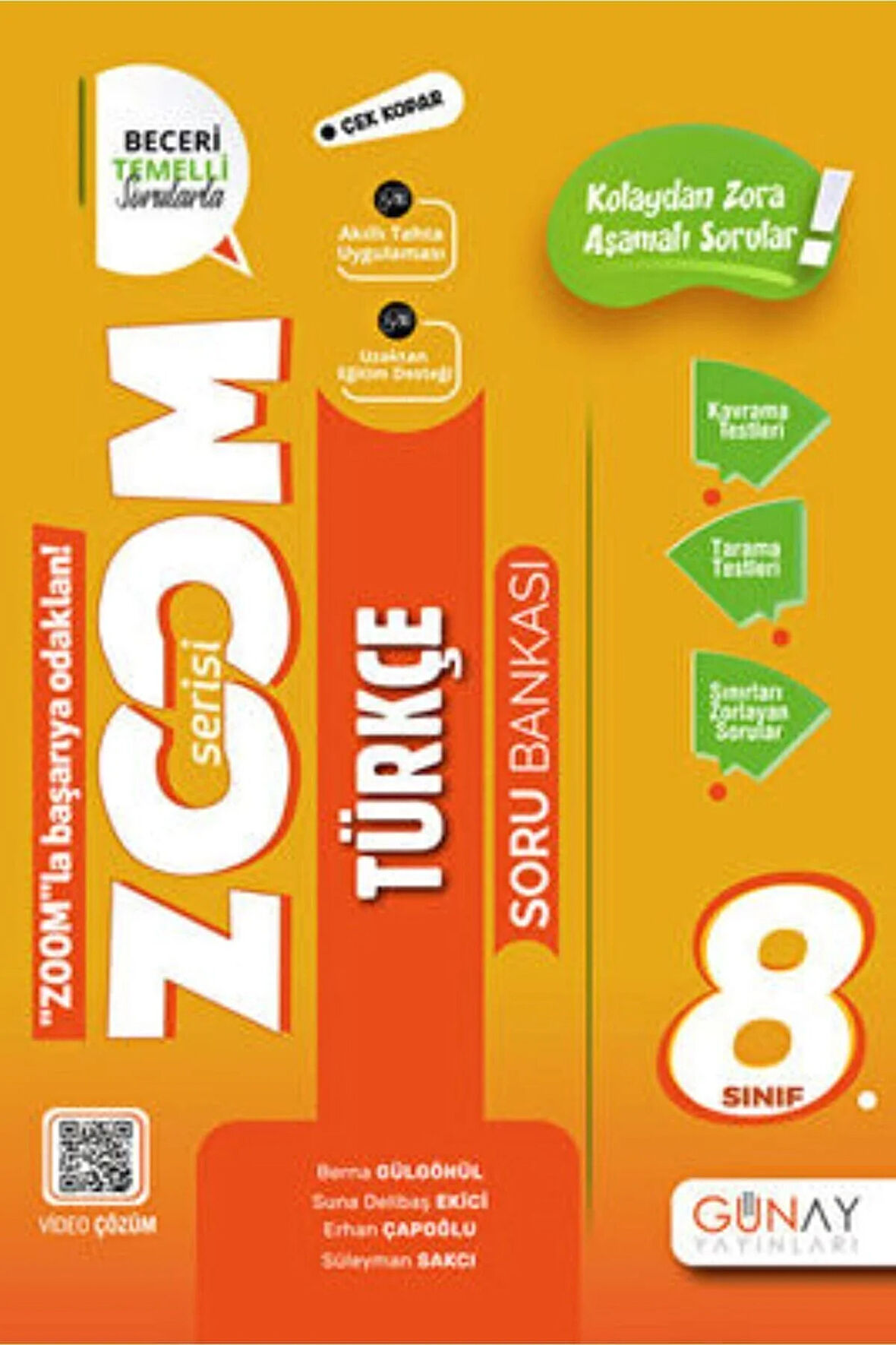 8. Sınıf Türkçe Zoom Serisi Soru Bankası